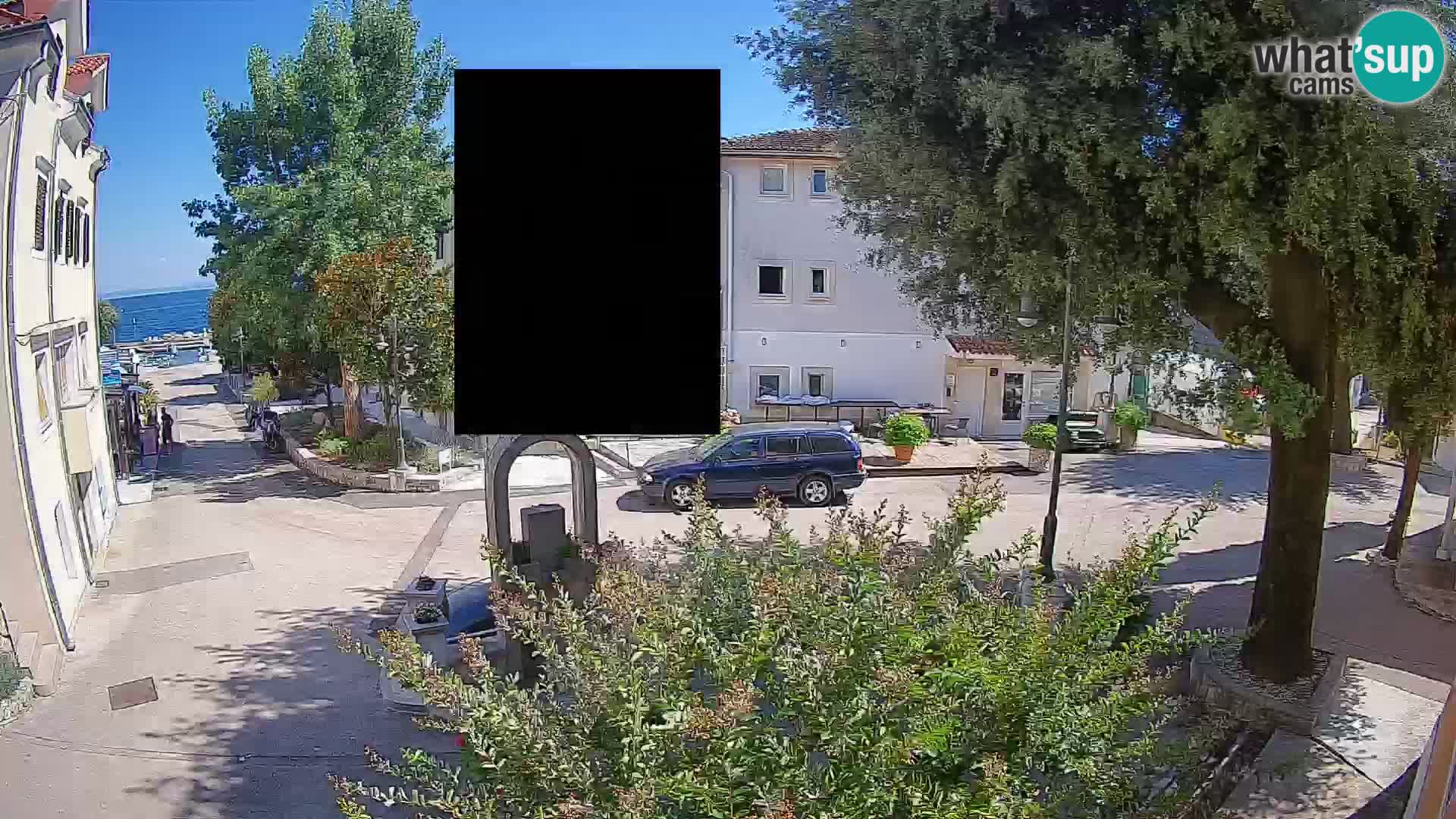 Webcam Mošćenička Draga Center – Live View of the Town Center