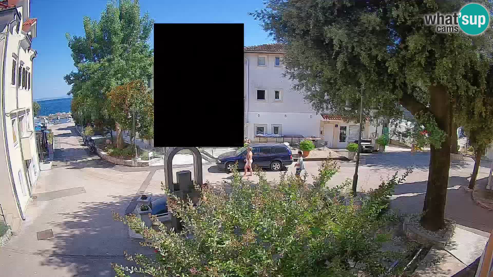 Webcam Mošćenička Draga Zentrum – Liveblick auf das Ortszentrum
