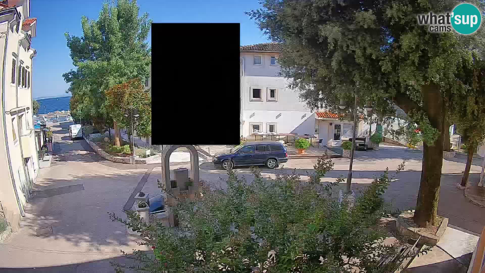 Web kamera centar Mošćeničke Drage – Pogled uživo