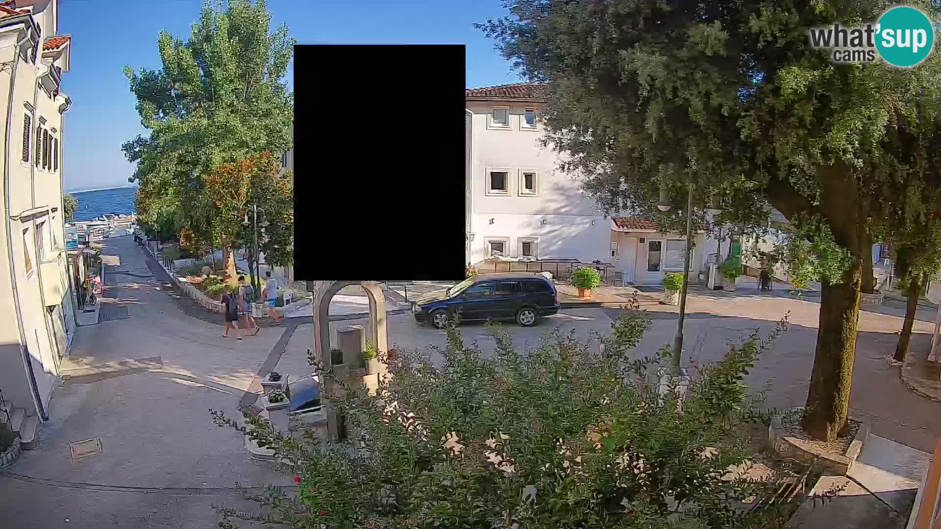 Webcam Mošćenička Draga Zentrum – Liveblick auf das Ortszentrum