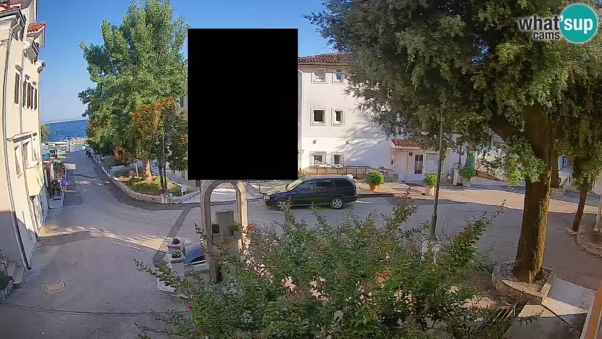 Webcam centre de Mošćenička Draga – Vue en direct du centre-ville