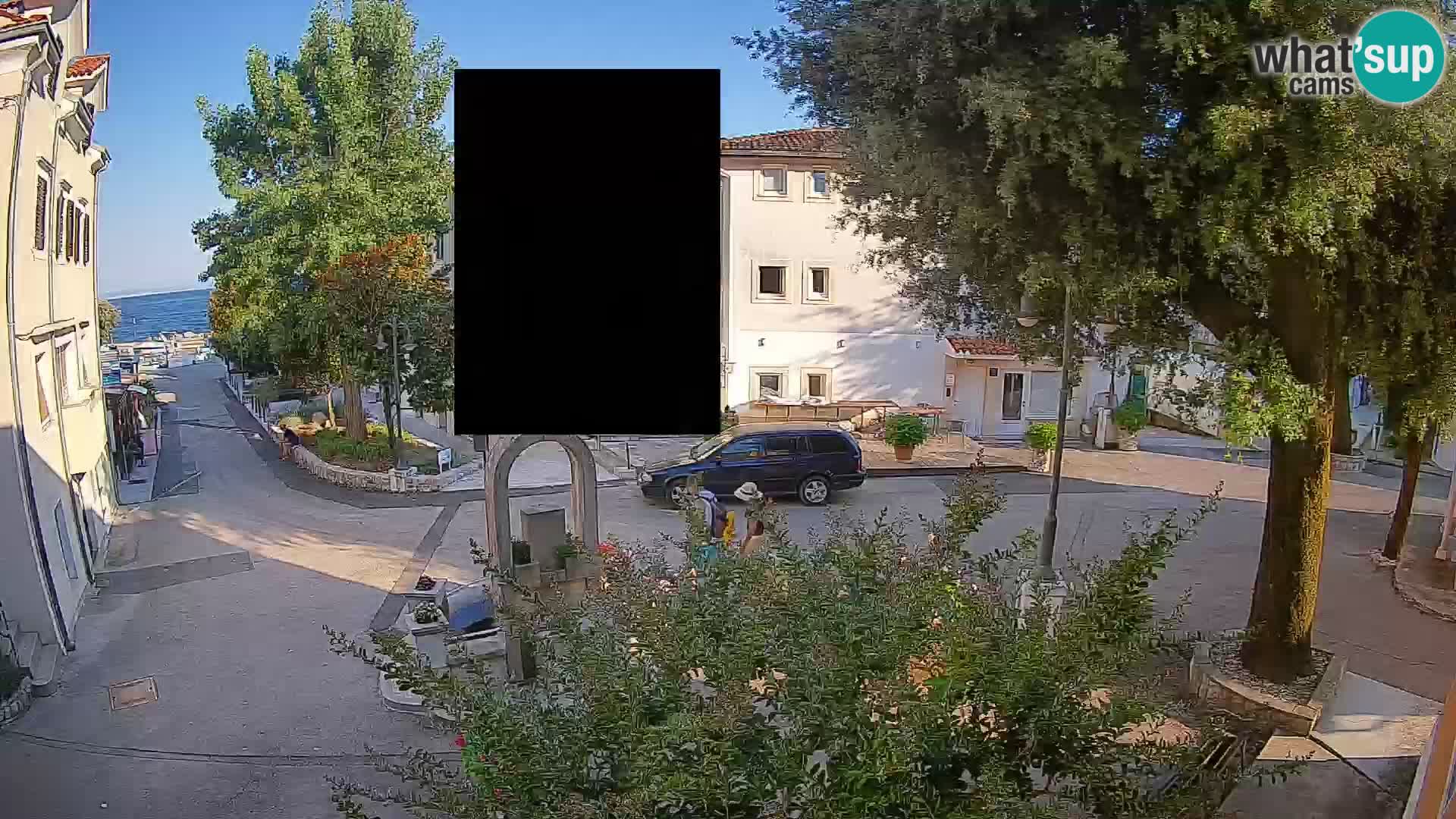 Web kamera centar Mošćeničke Drage – Pogled uživo