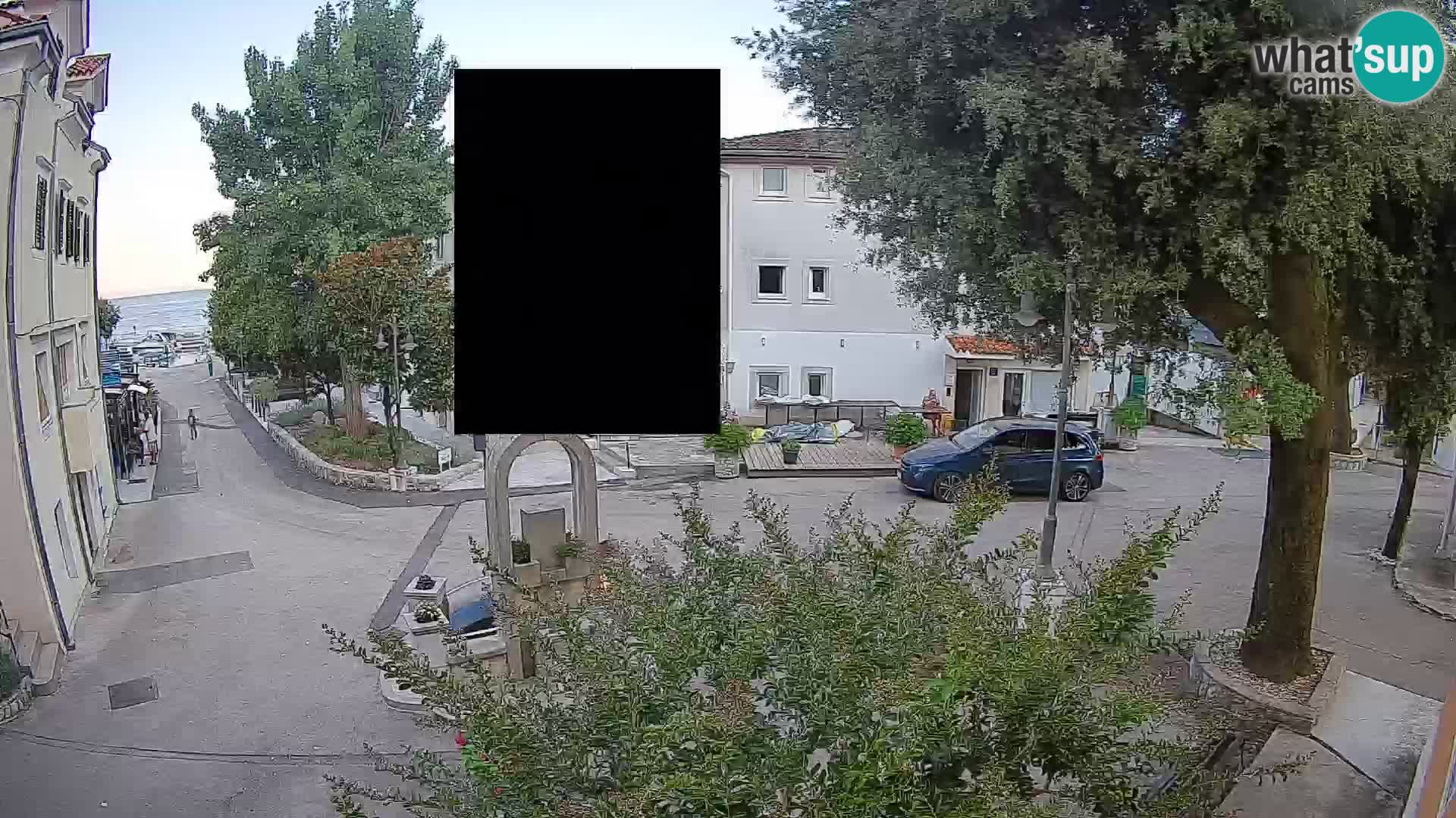 Webcam Mošćenička Draga Zentrum – Liveblick auf das Ortszentrum