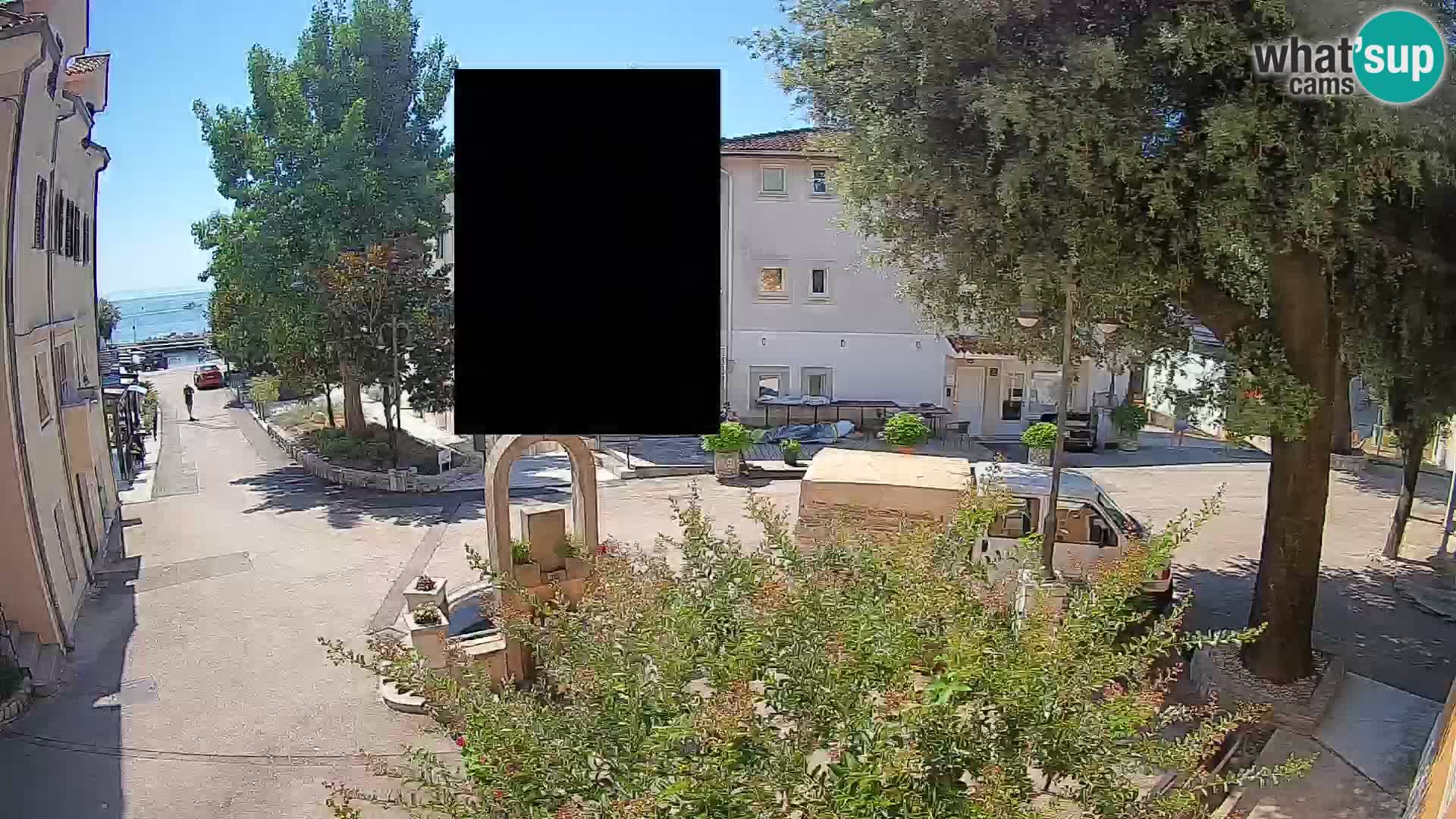 Webcam Mošćenička Draga Zentrum – Liveblick auf das Ortszentrum