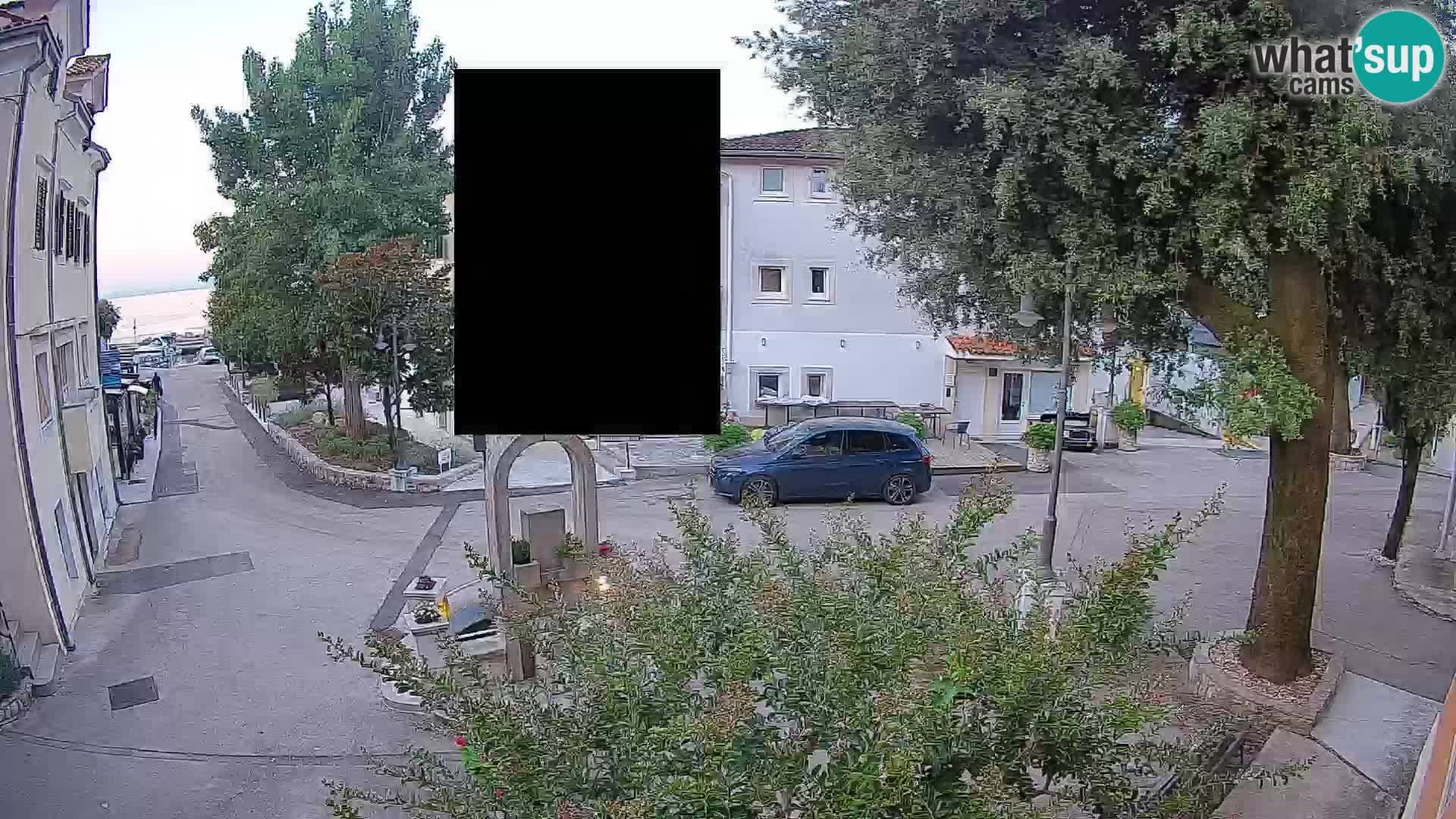 Webcam Centro Draga di Moschiena – Vista live sul centro