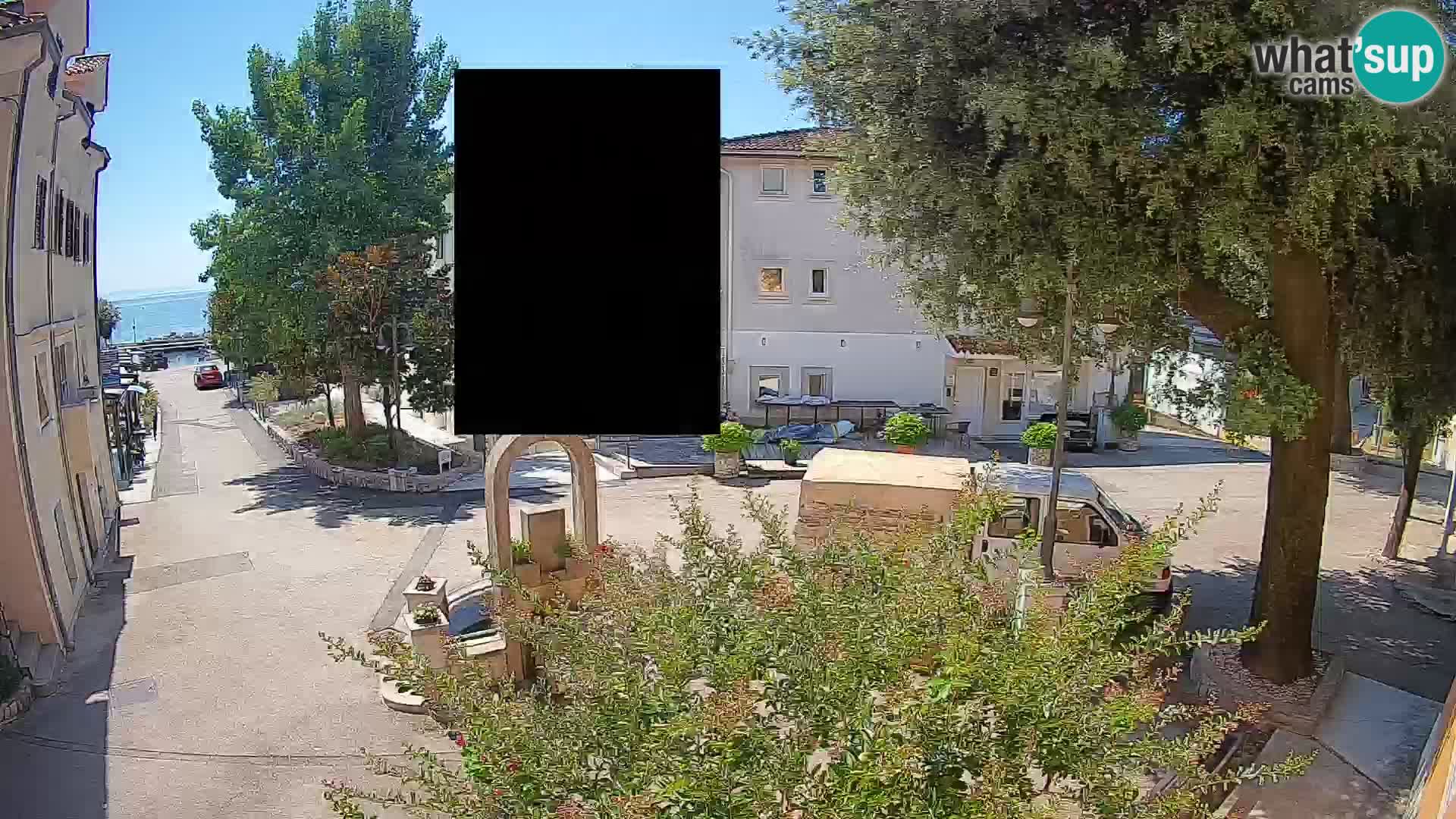 Webcam Mošćenička Draga Zentrum – Liveblick auf das Ortszentrum
