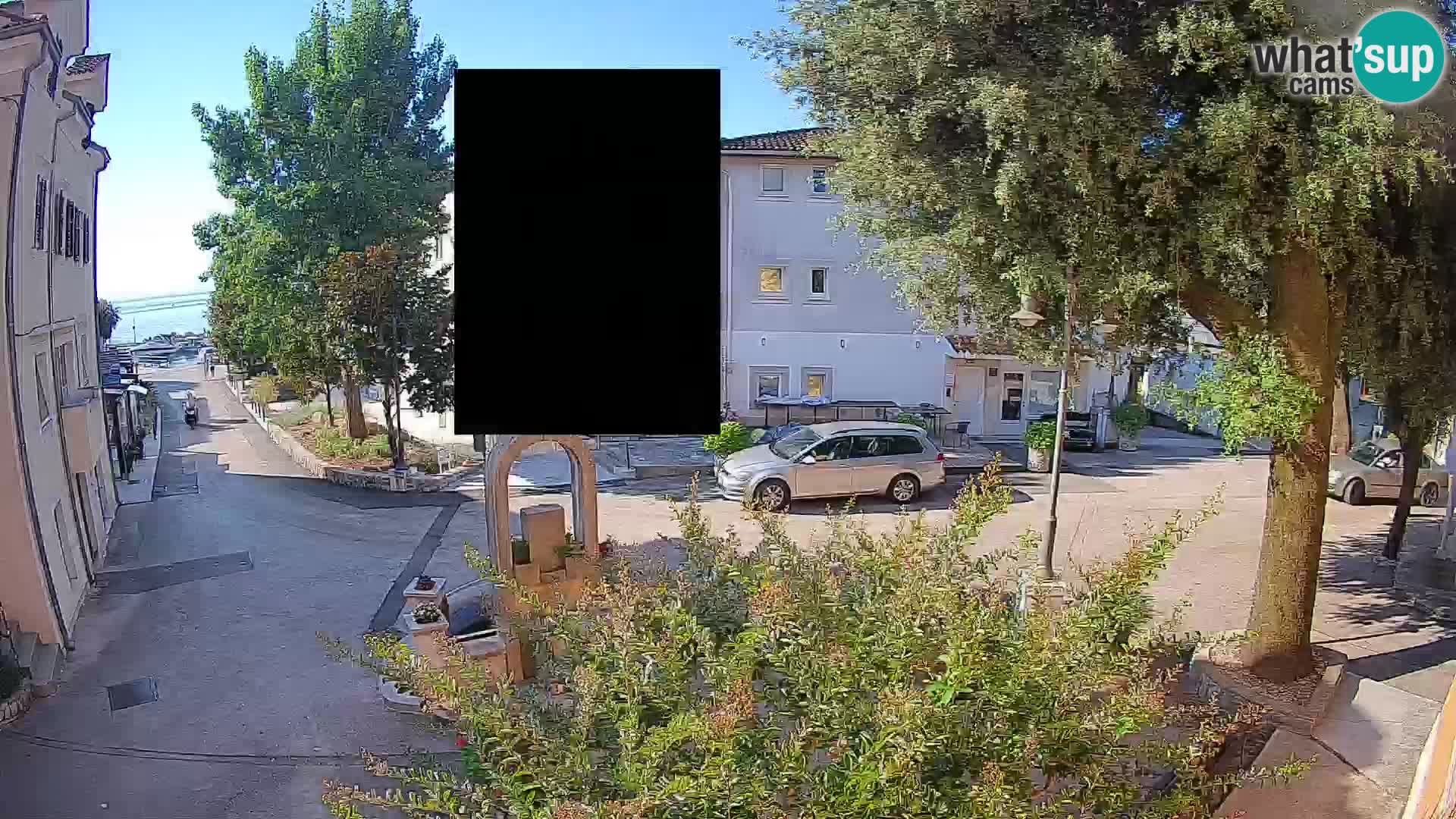 Webcam Mošćenička Draga Center – Live View of the Town Center