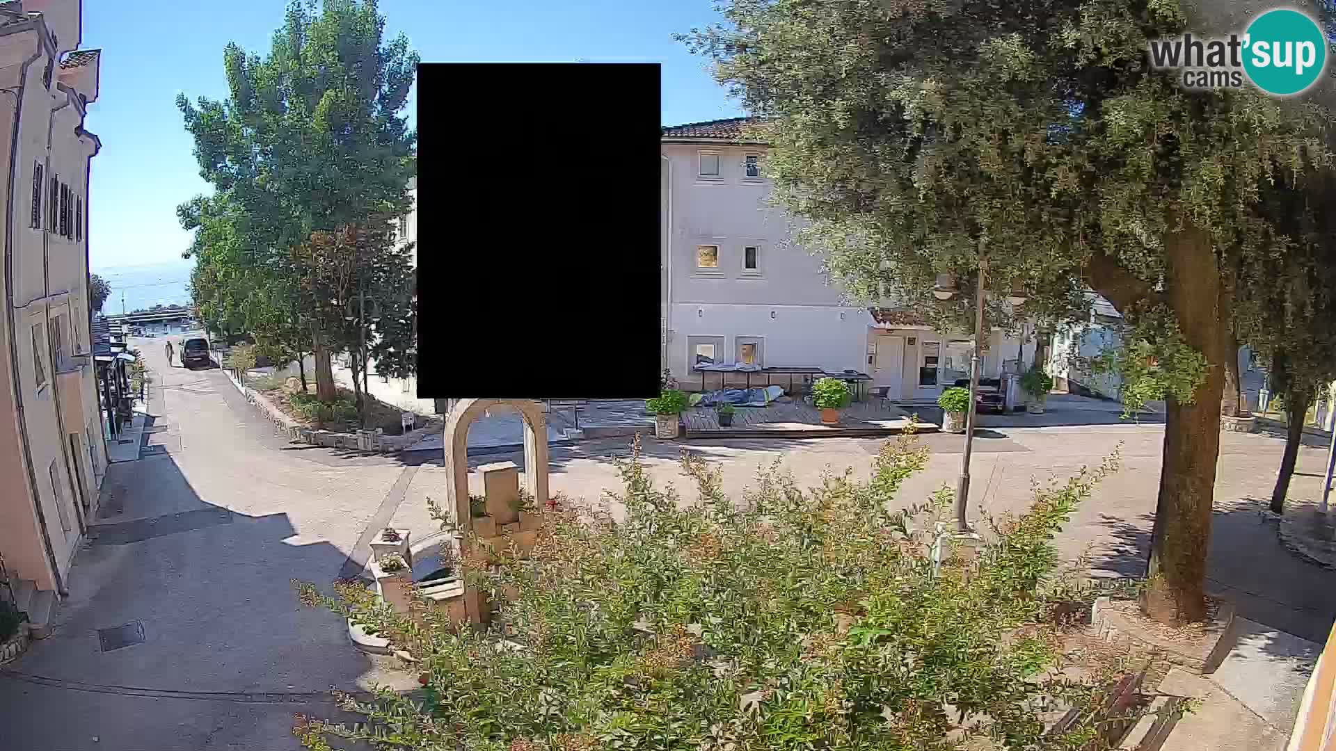 Webcam Mošćenička Draga Center – Live View of the Town Center