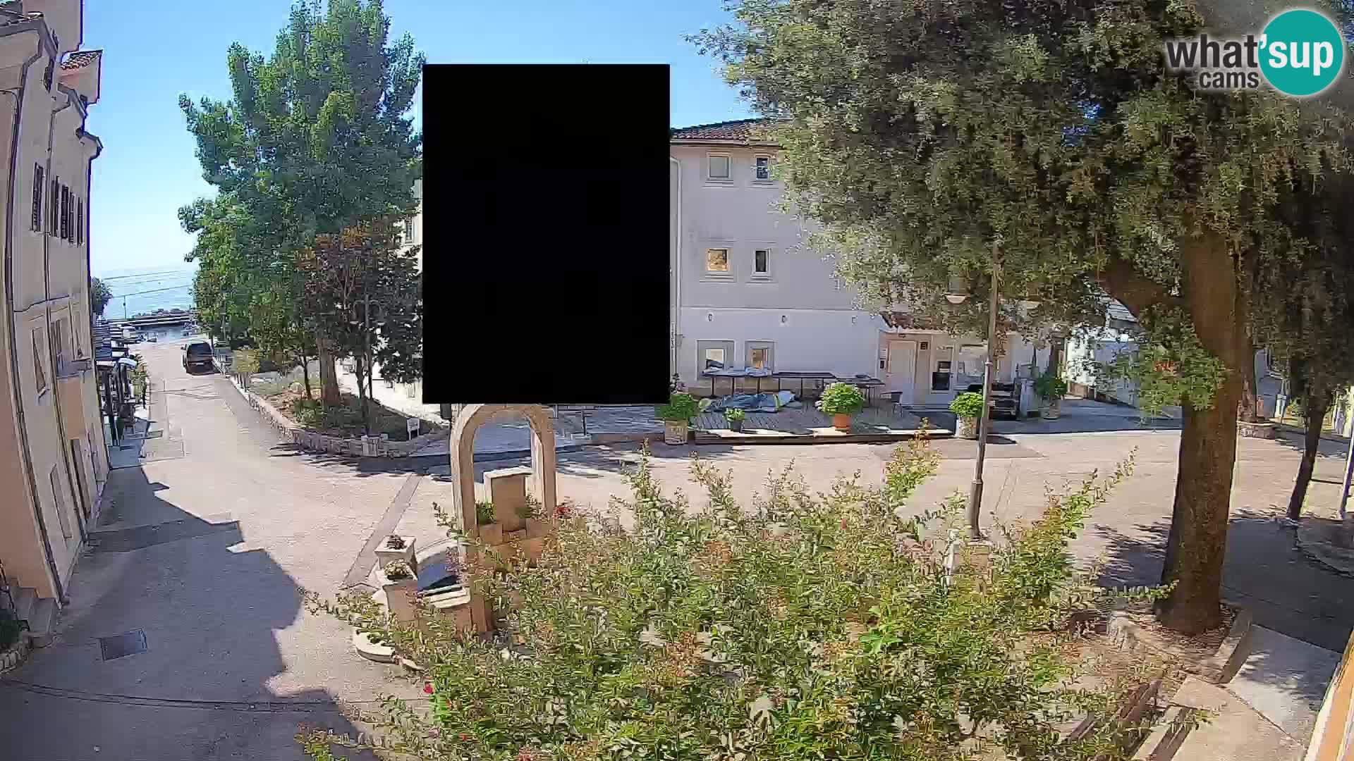 Webcam Mošćenička Draga Zentrum – Liveblick auf das Ortszentrum