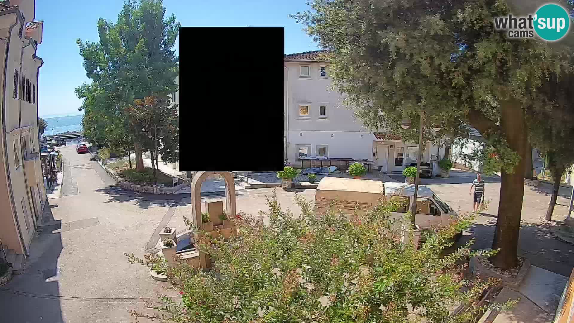 Webcam Mošćenička Draga Zentrum – Liveblick auf das Ortszentrum