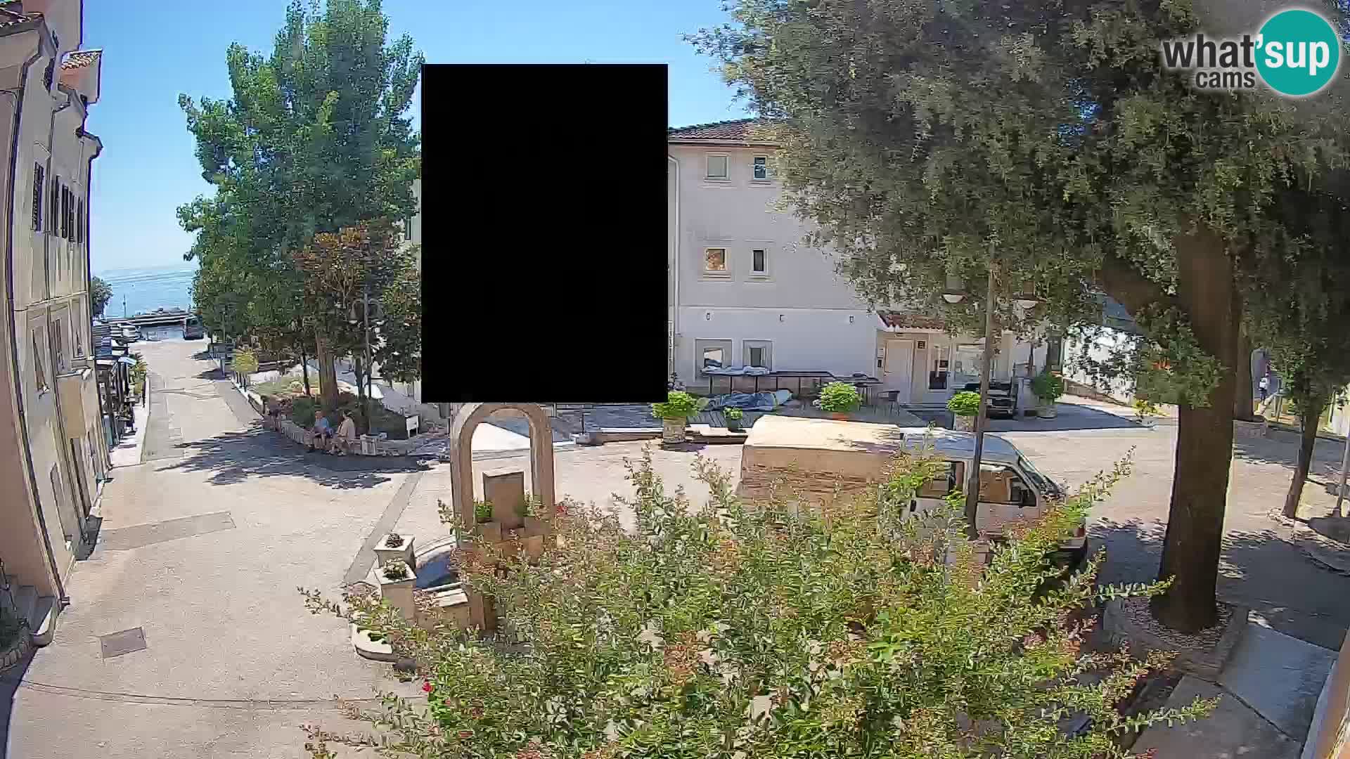 Webcam Mošćenička Draga Zentrum – Liveblick auf das Ortszentrum