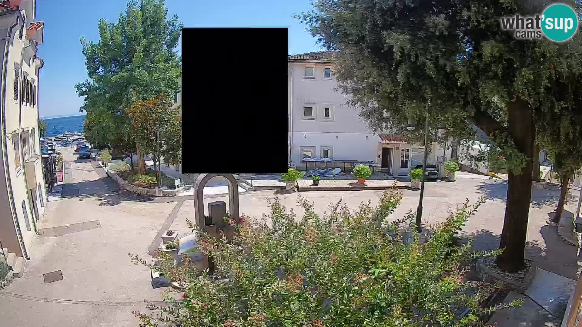 Webcam Centre de Mošćenička Draga – Vue en direct du centre-ville