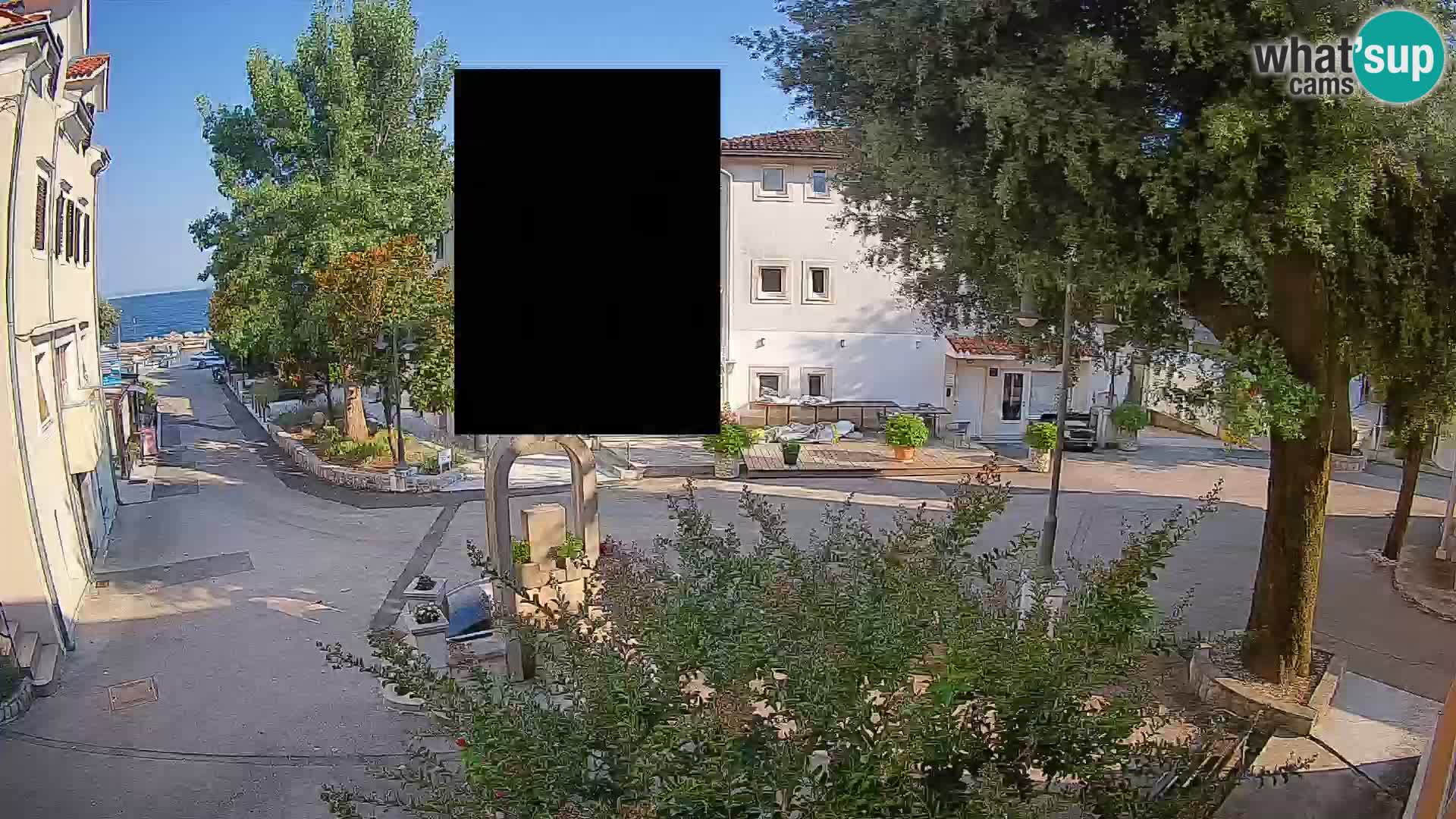 Webcam Centre de Mošćenička Draga – Vue en direct du centre-ville