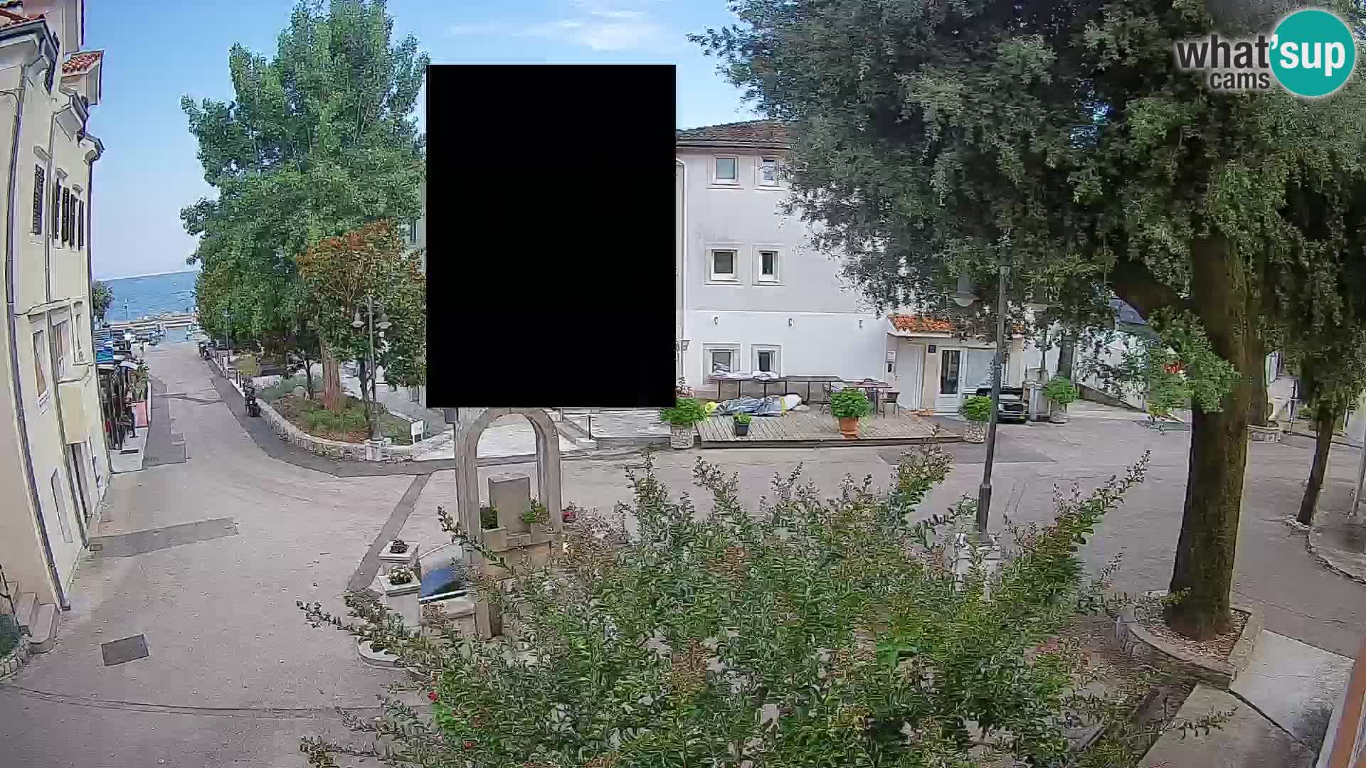 Webcam centre de Mošćenička Draga – Vue en direct du centre-ville