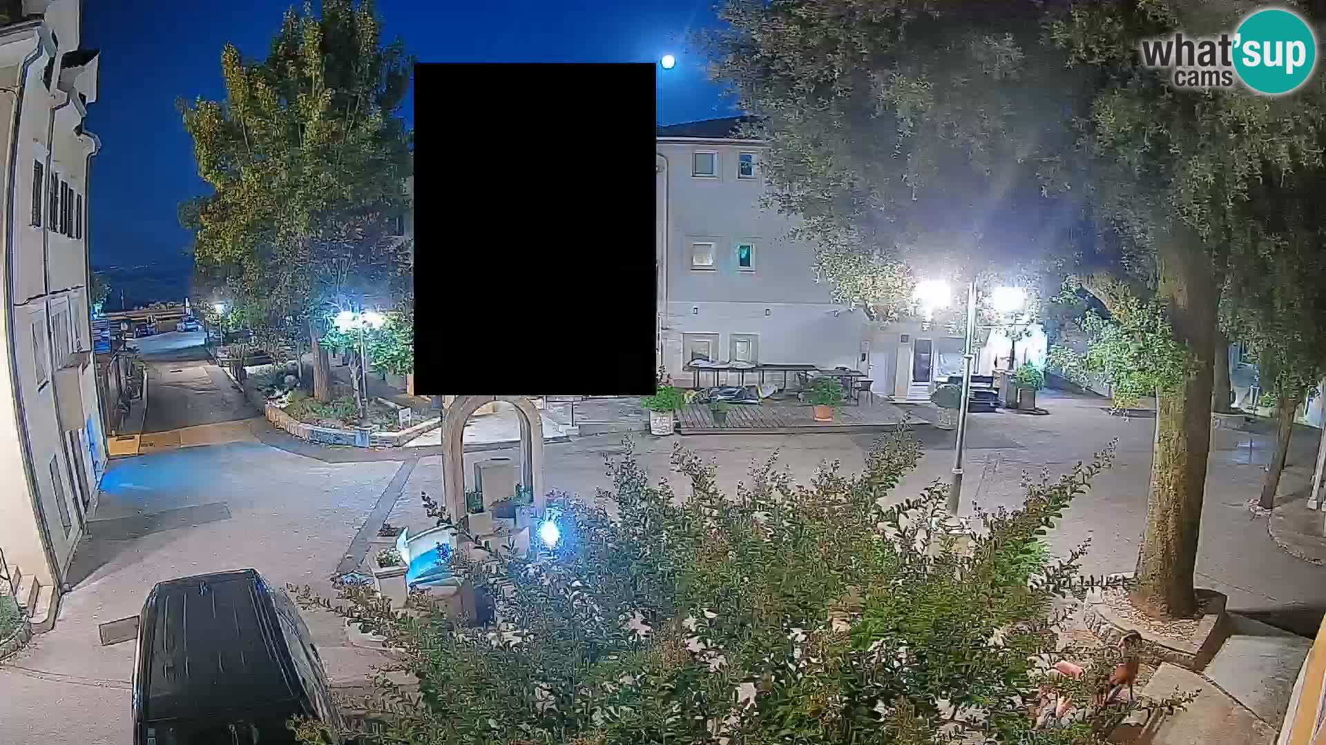 Webcam Mošćenička Draga Center – Live View of the Town Center