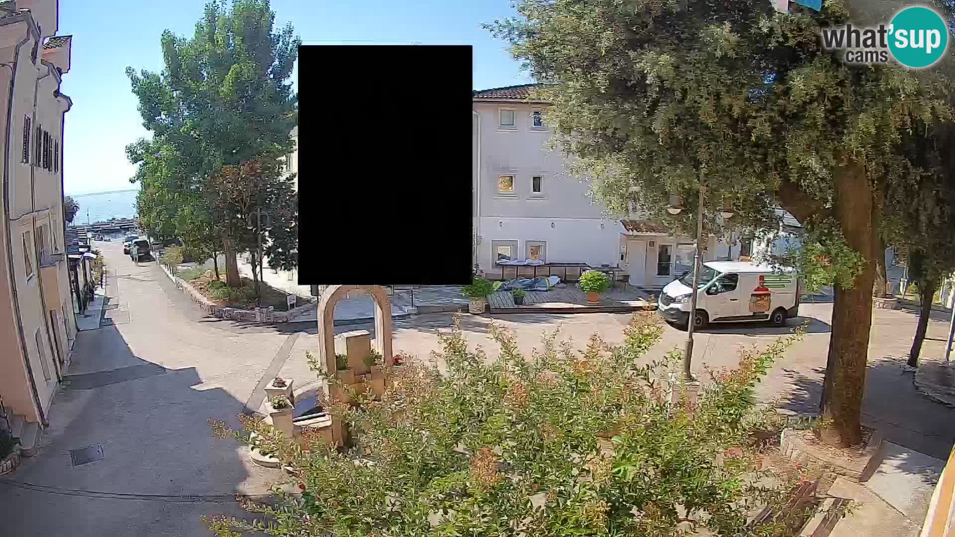 Webcam Centro Draga di Moschiena – Vista live sul centro