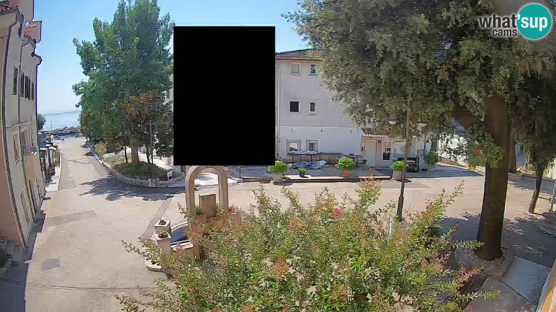 Webcam Centro Draga di Moschiena – Vista live sul centro