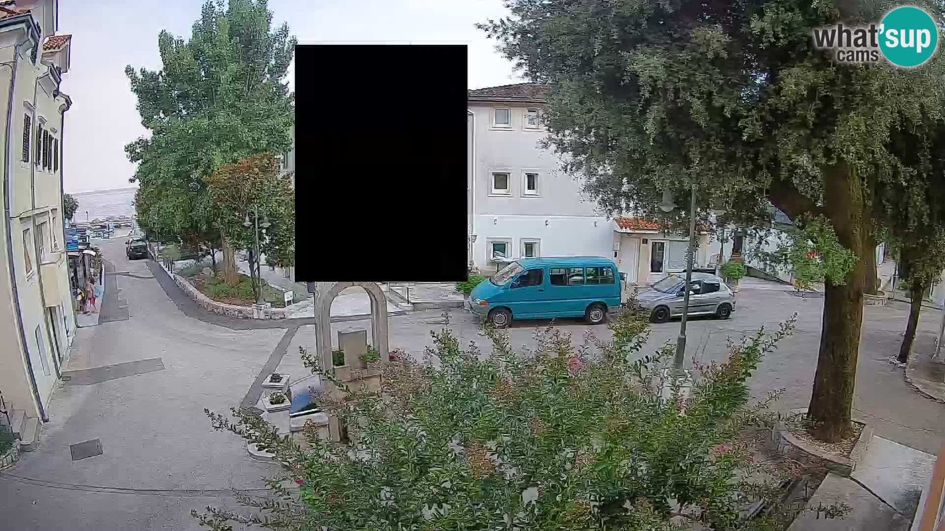 Webcam centre de Mošćenička Draga – Vue en direct du centre-ville