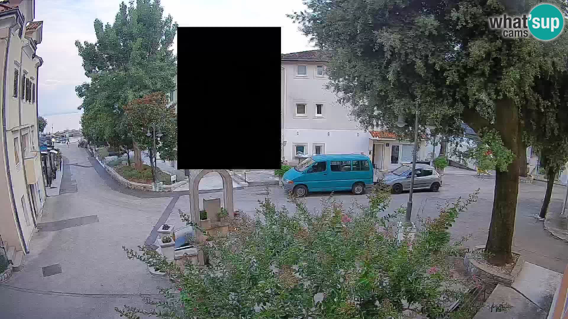 Webcam centre de Mošćenička Draga – Vue en direct du centre-ville
