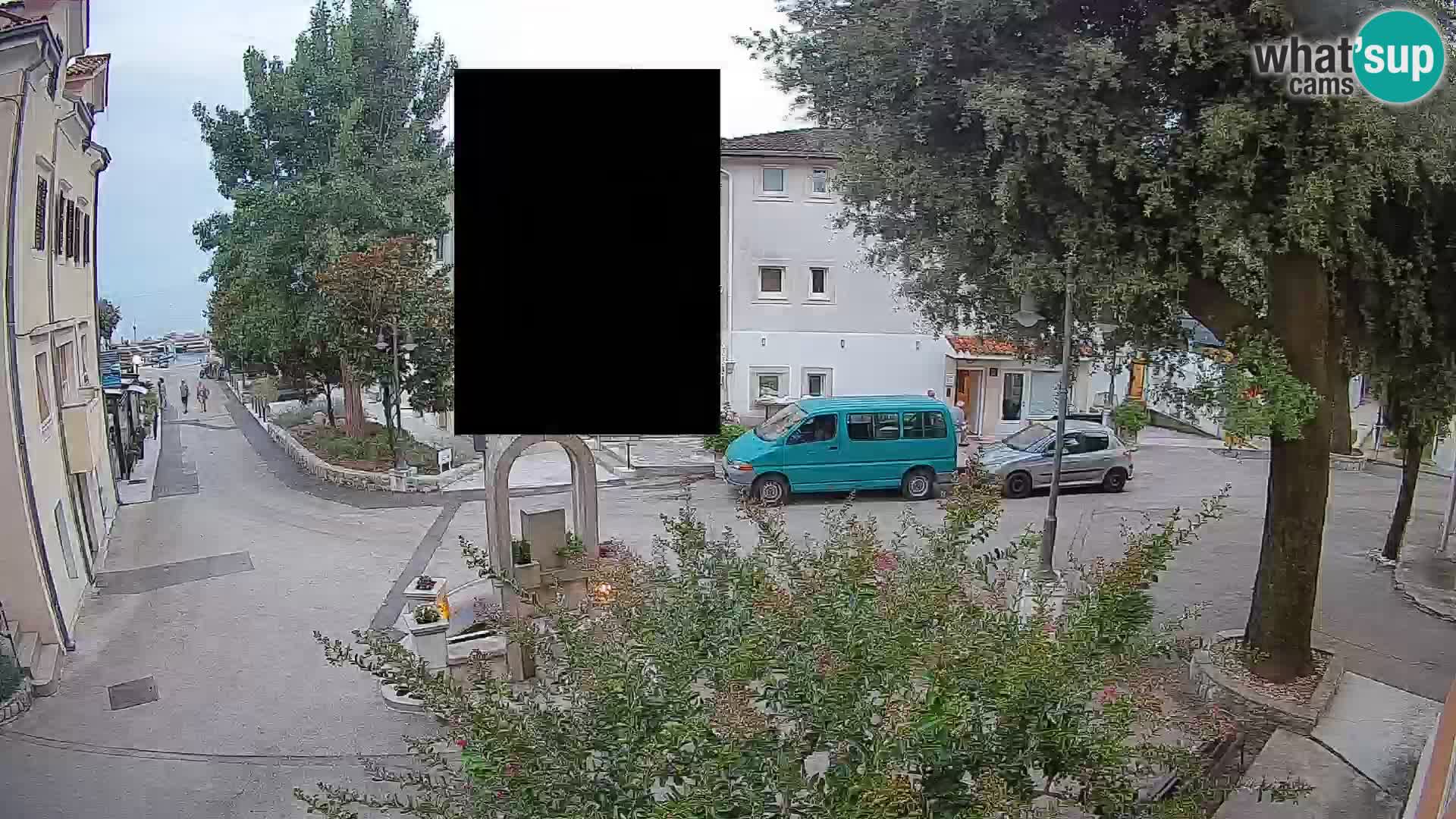 Webcam Centro Draga di Moschiena – Vista live sul centro