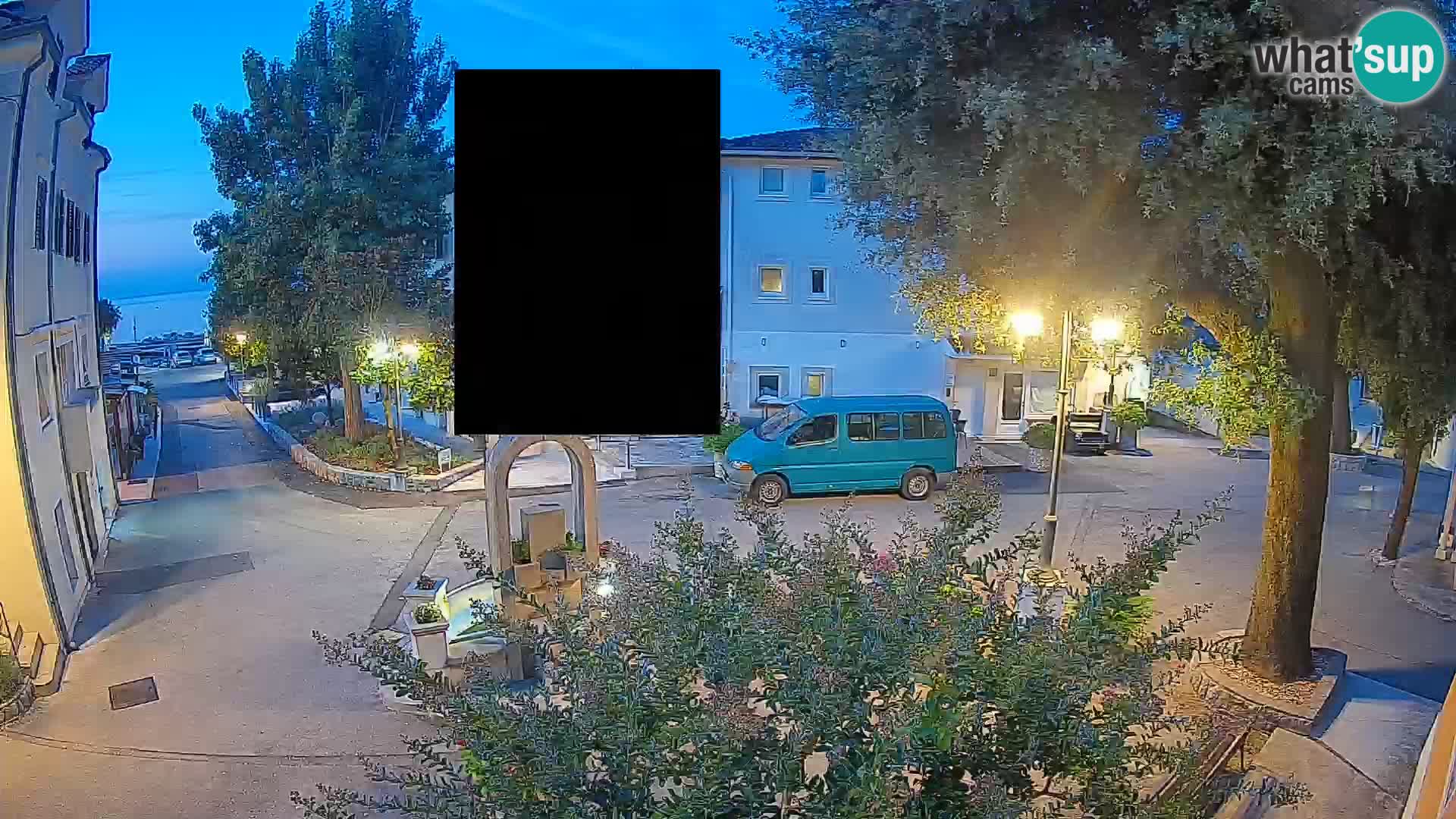 Webcam Mošćenička Draga Zentrum – Liveblick auf das Ortszentrum