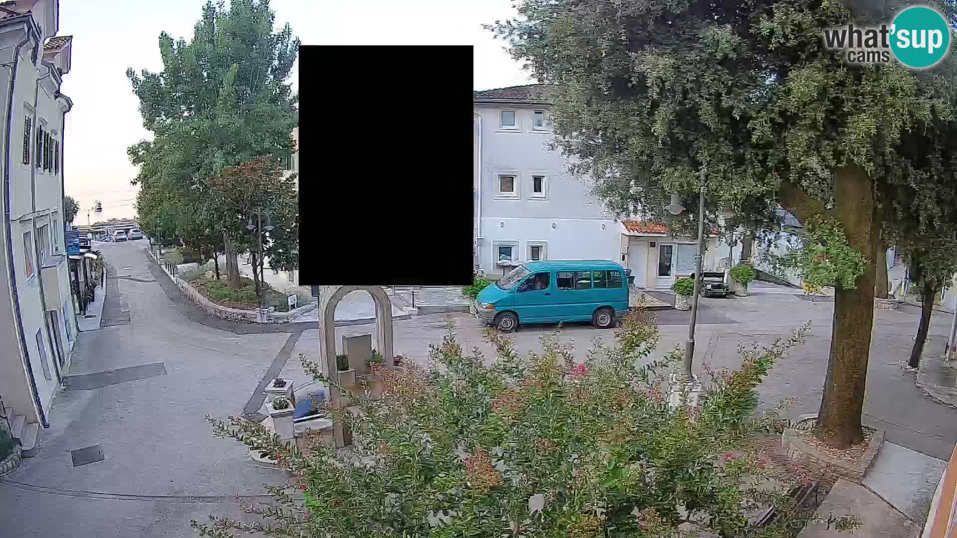 Webcam centre de Mošćenička Draga – Vue en direct du centre-ville