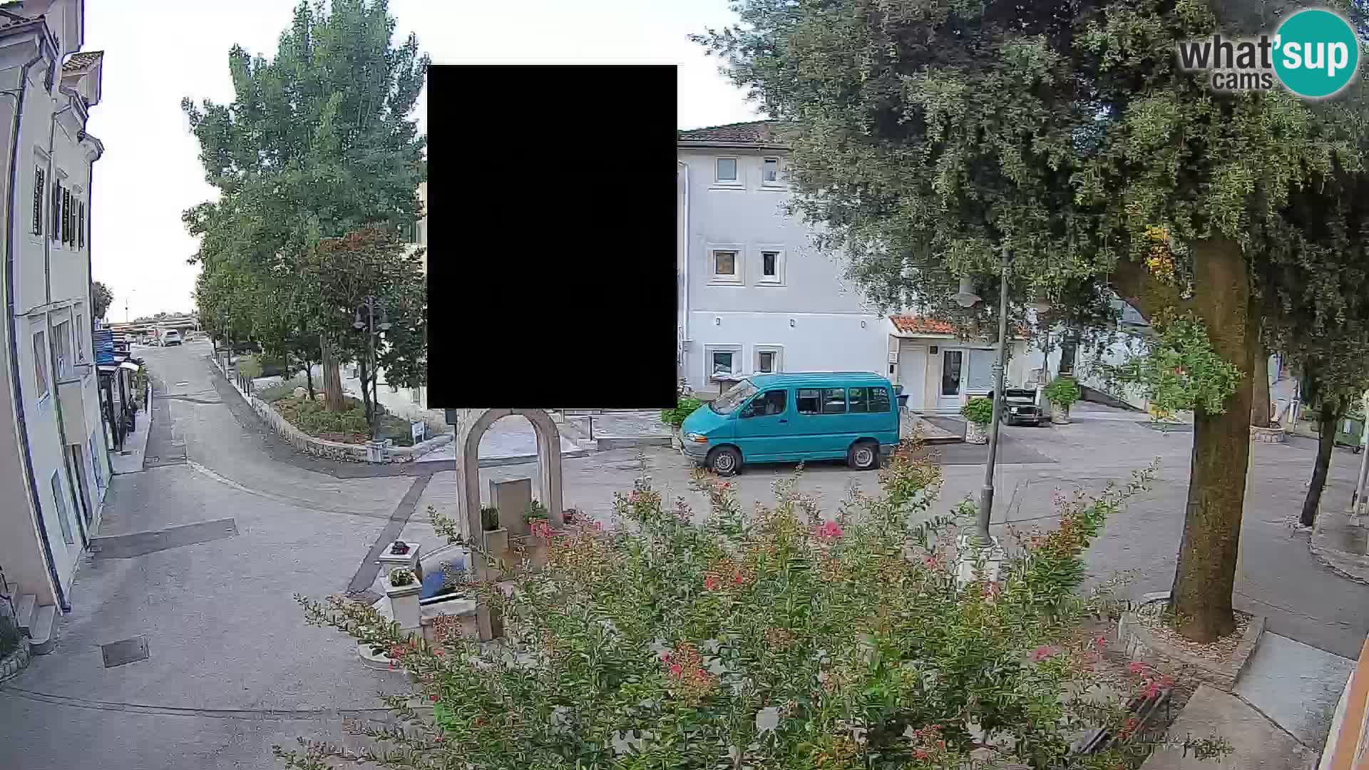Webcam Centro Draga di Moschiena – Vista live sul centro