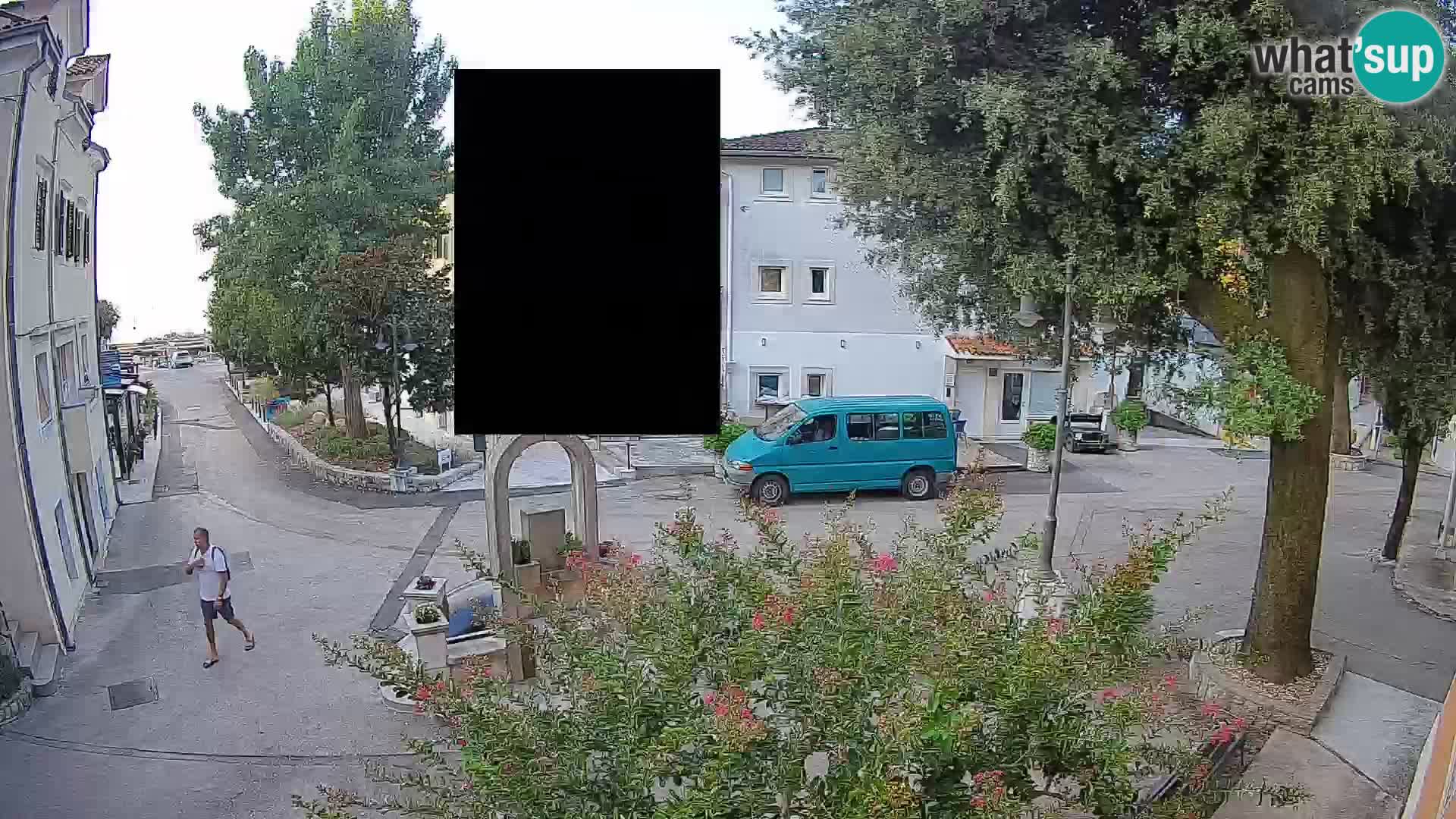 Webcam Mošćenička Draga Center – Live View of the Town Center