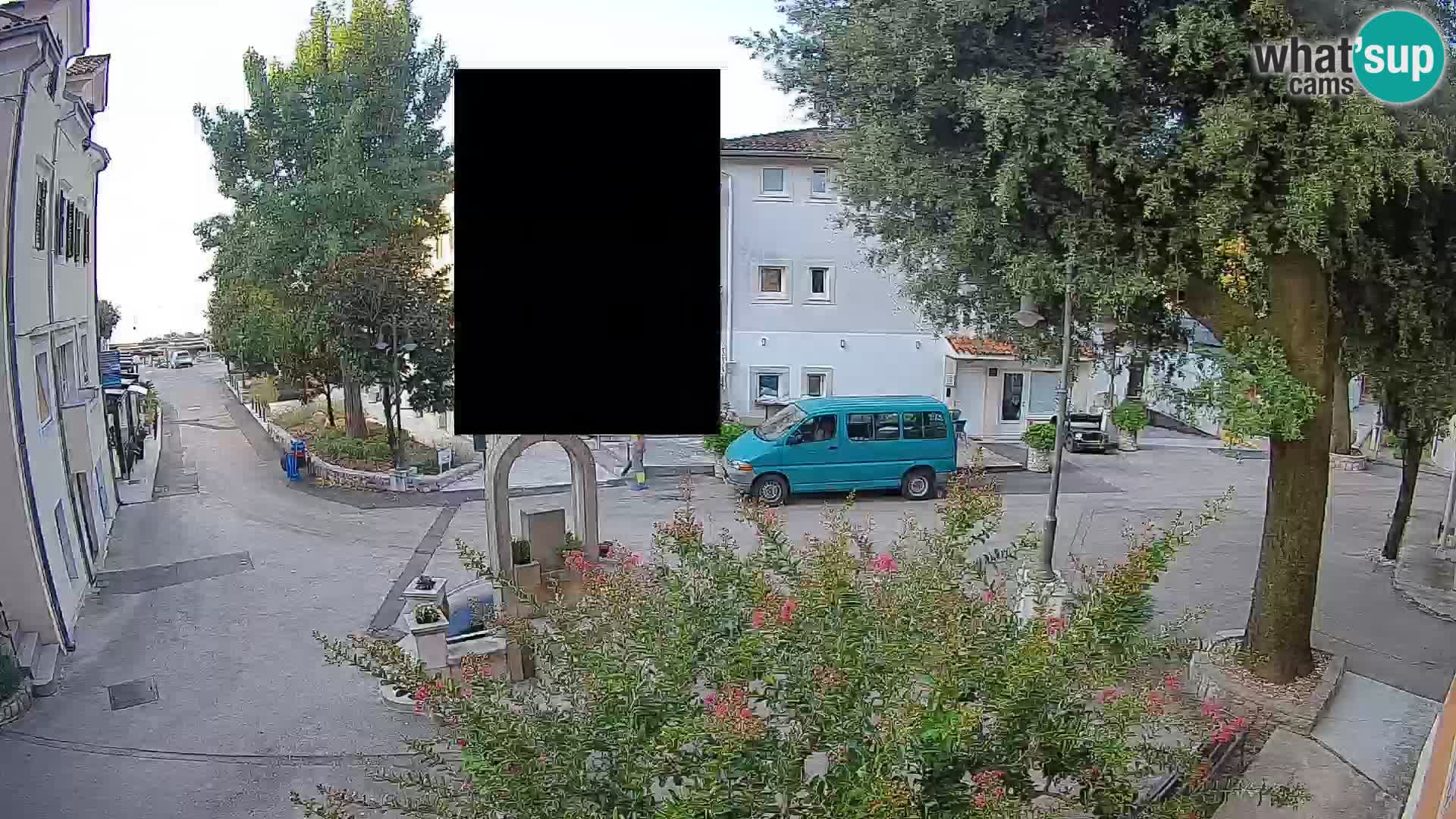 Webcam Mošćenička Draga Zentrum – Liveblick auf das Ortszentrum