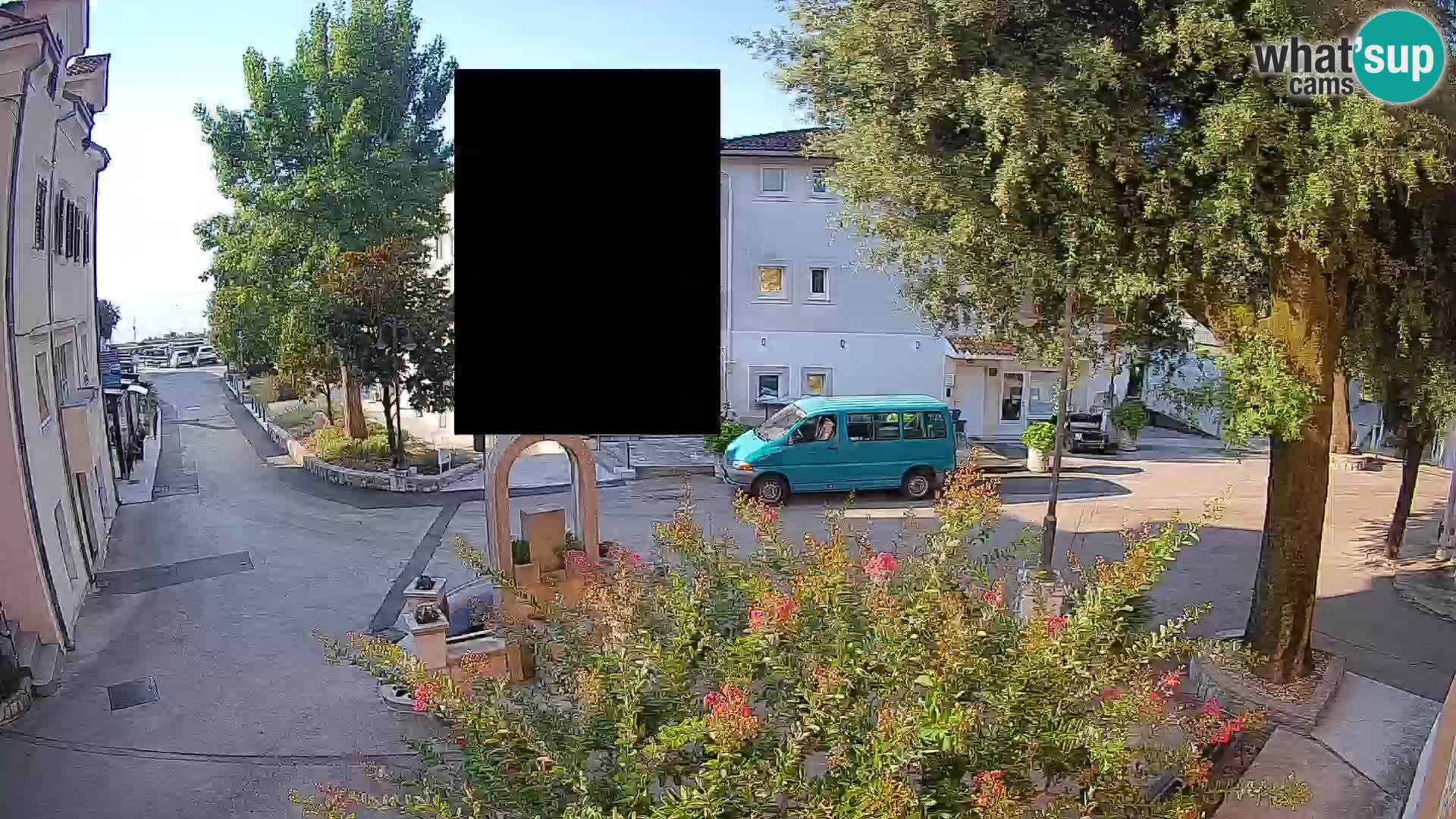 Webcam centre de Mošćenička Draga – Vue en direct du centre-ville