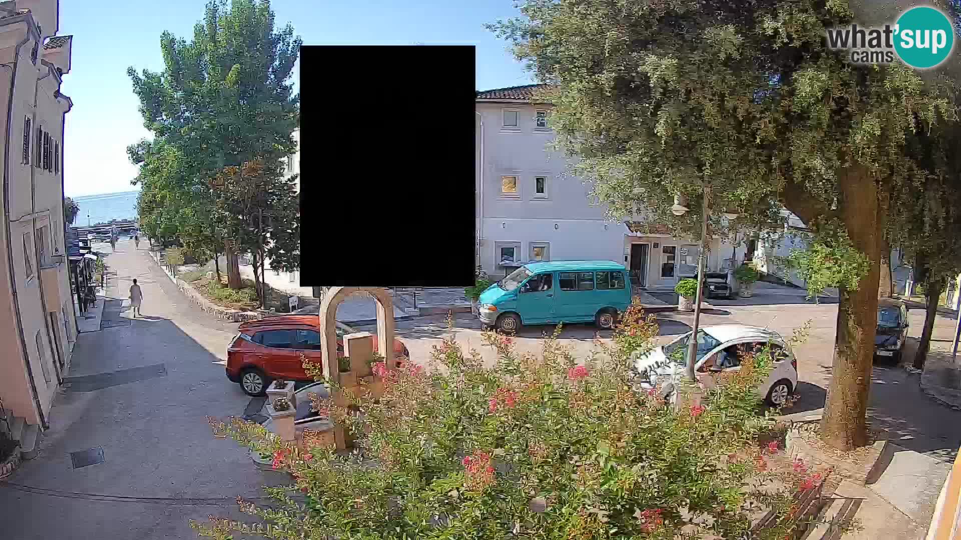 Webcam Mošćenička Draga Zentrum – Liveblick auf das Ortszentrum