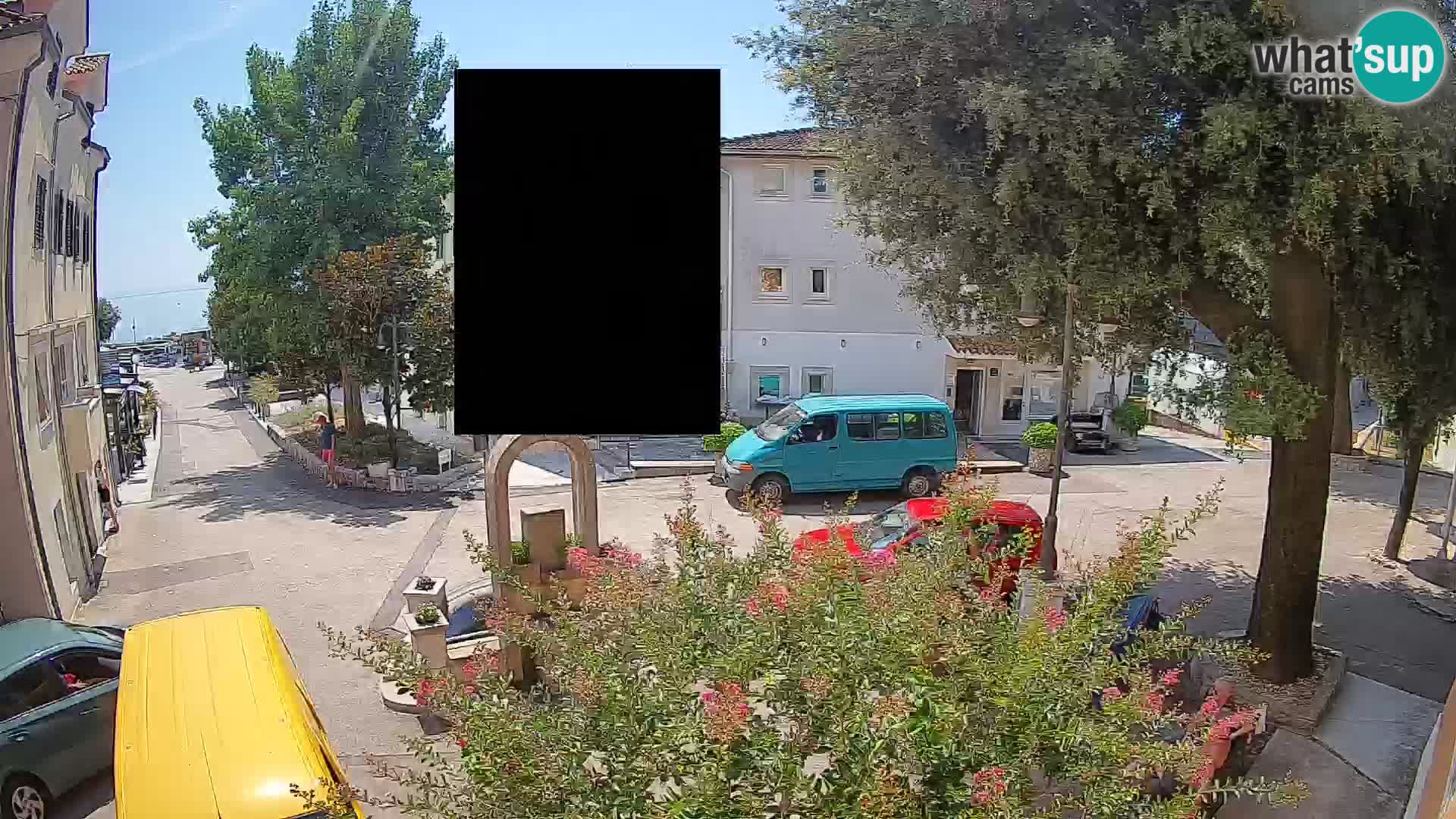 Webcam Centre de Mošćenička Draga – Vue en direct du centre-ville