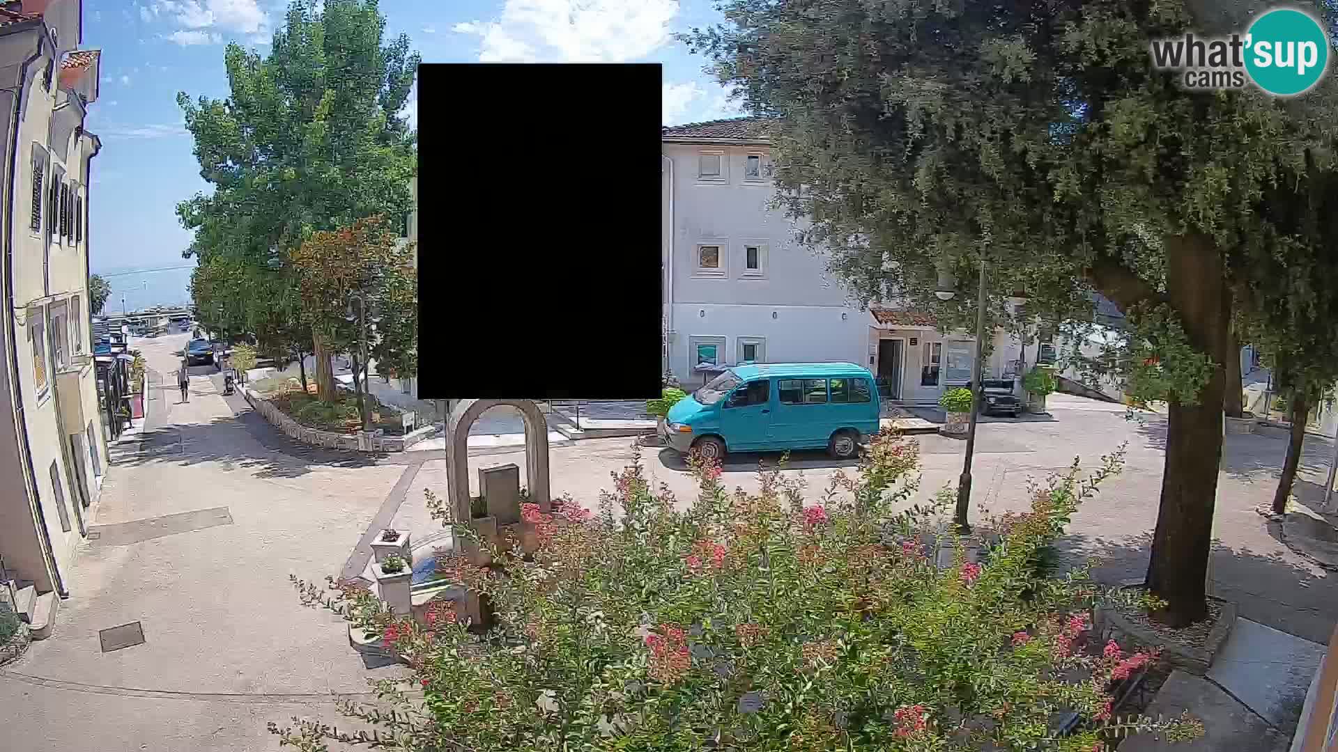 Webcam Centro Draga di Moschiena – Vista live sul centro