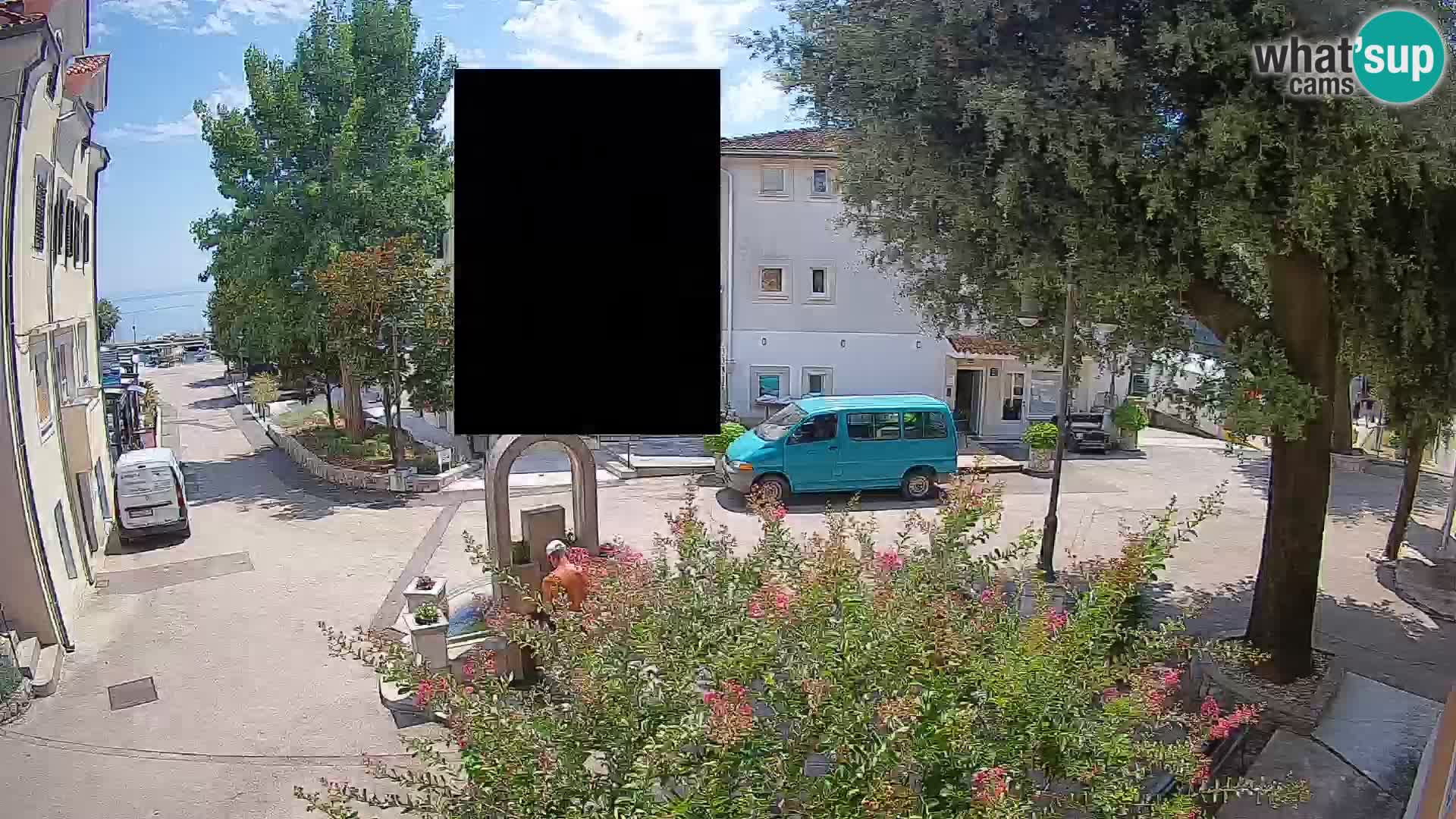 Webcam Mošćenička Draga Zentrum – Liveblick auf das Ortszentrum