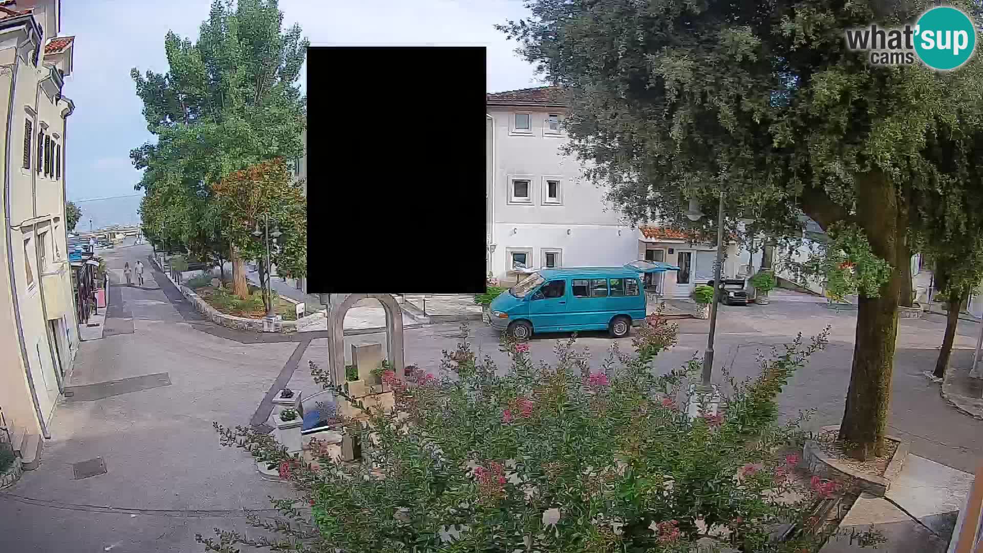 Web kamera centar Mošćeničke Drage – Pogled uživo
