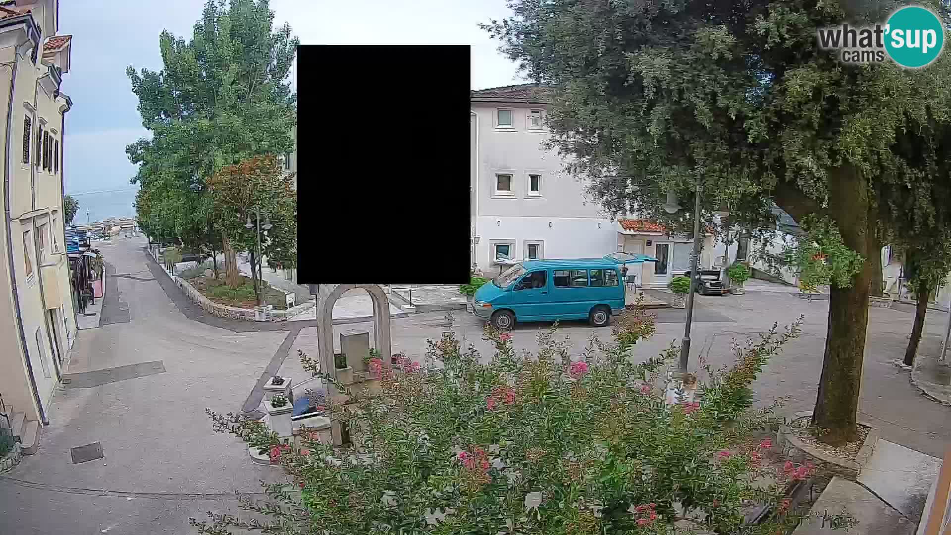 Spletna kamera center Mošćeniška Draga – Pogled v živo