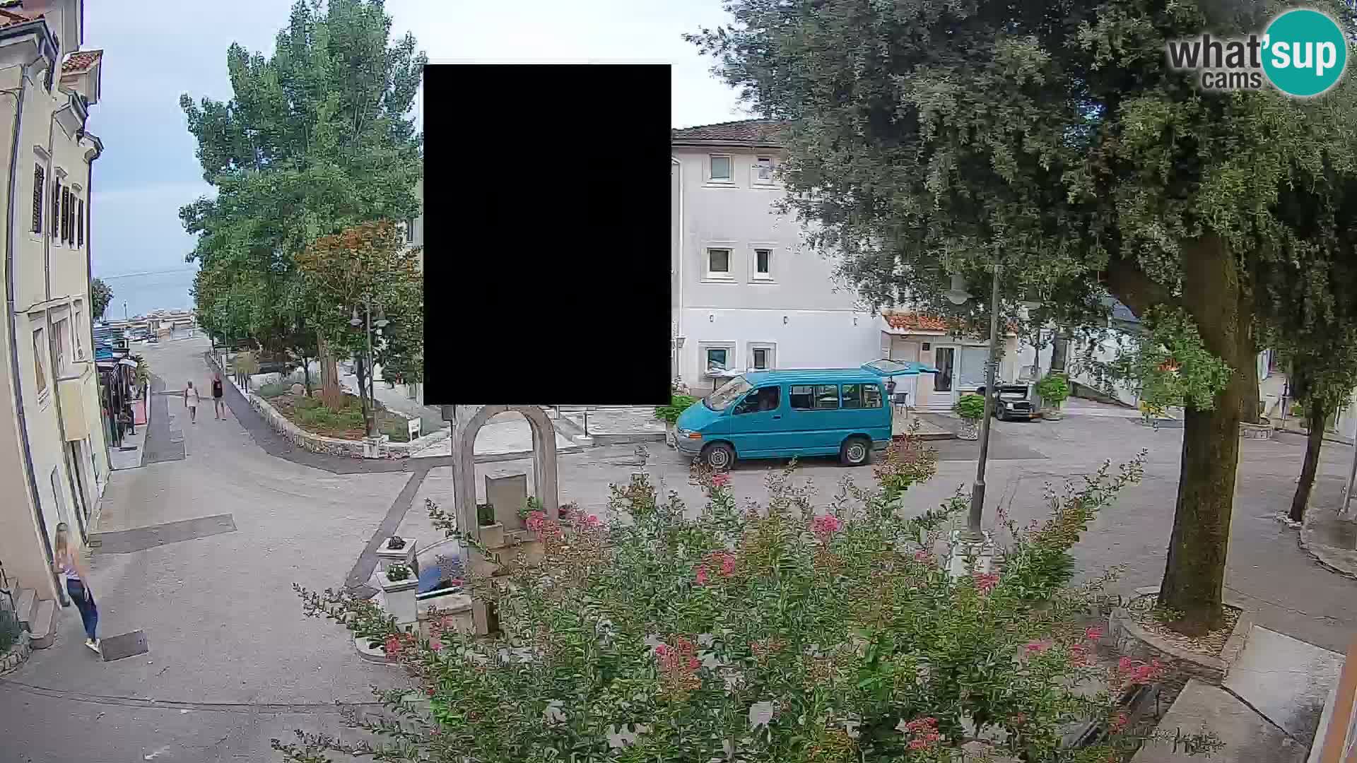 Webcam Mošćenička Draga Zentrum – Liveblick auf das Ortszentrum