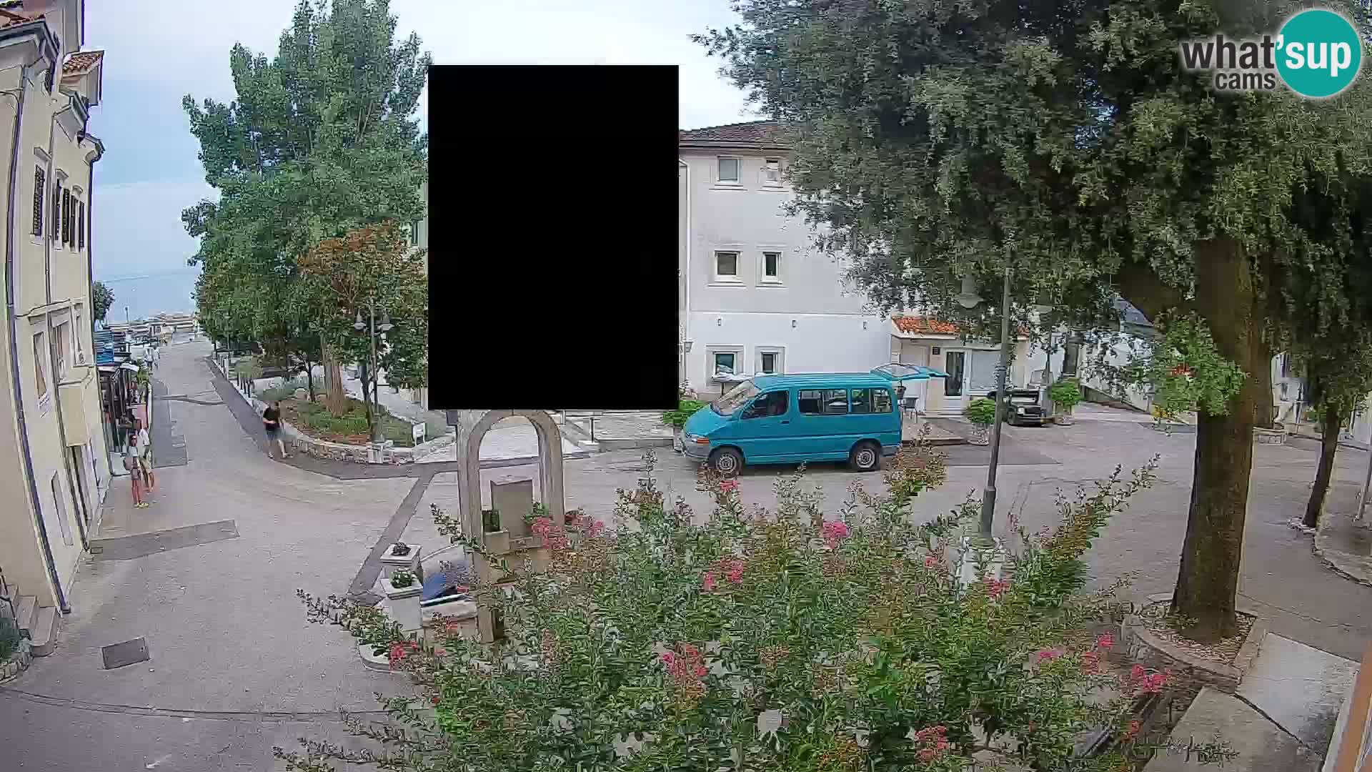 Webcam Mošćenička Draga Zentrum – Liveblick auf das Ortszentrum