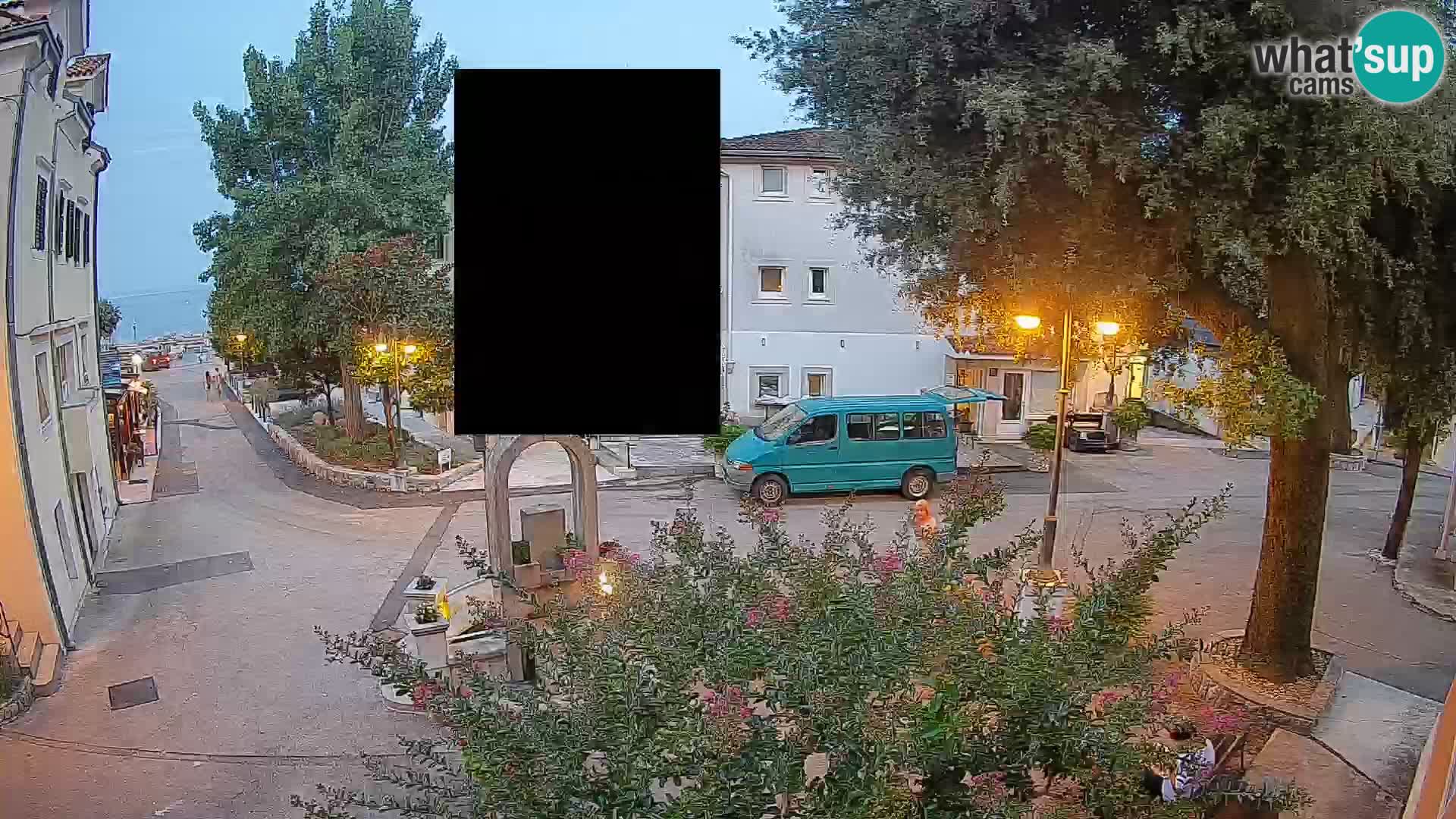 Webcam Mošćenička Draga Center – Live View of the Town Center
