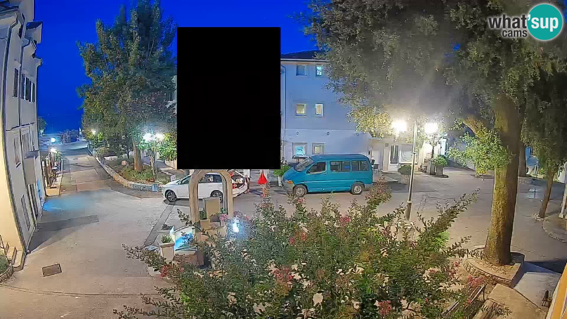 Spletna kamera center Mošćeniška Draga – Pogled v živo