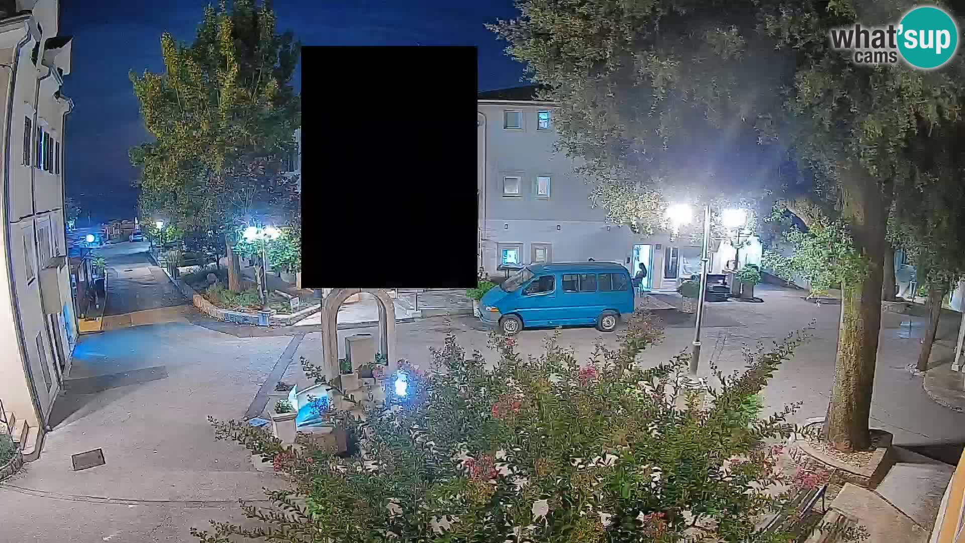 Webcam Mošćenička Draga Center – Live View of the Town Center