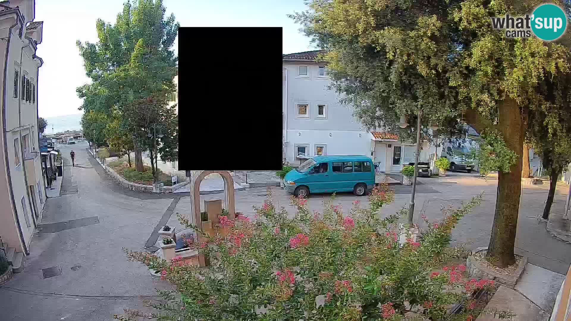 Webcam Mošćenička Draga Zentrum – Liveblick auf das Ortszentrum
