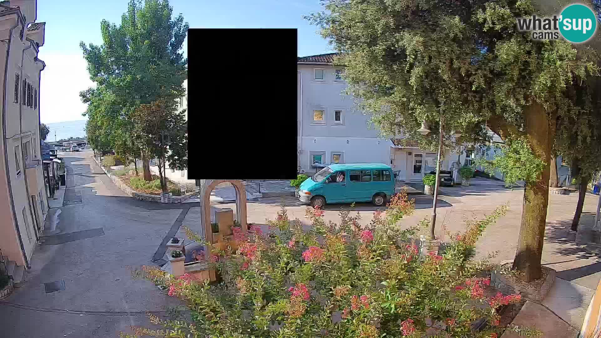 Webcam Mošćenička Draga Zentrum – Liveblick auf das Ortszentrum