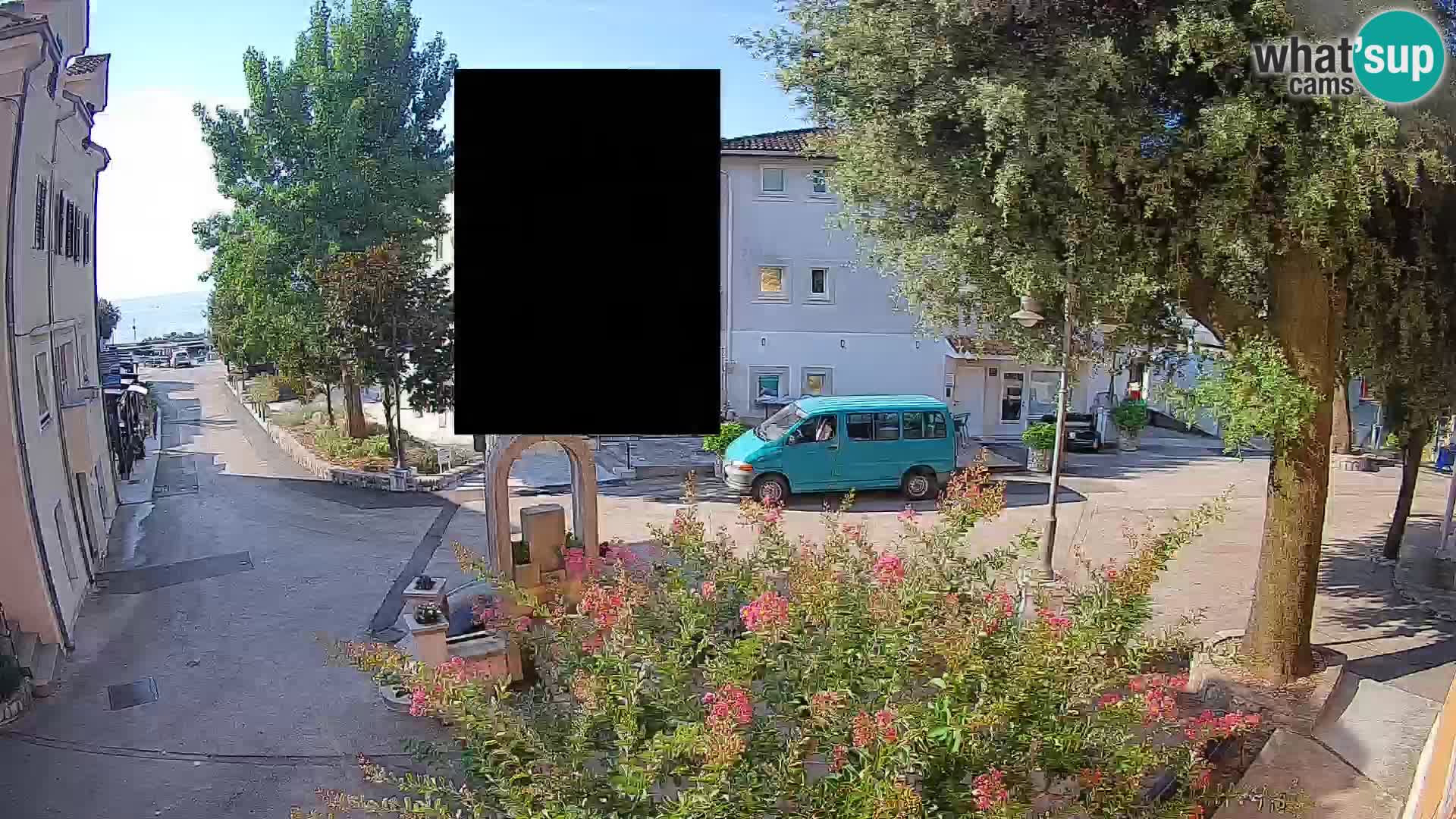 Webcam Centre de Mošćenička Draga – Vue en direct du centre-ville