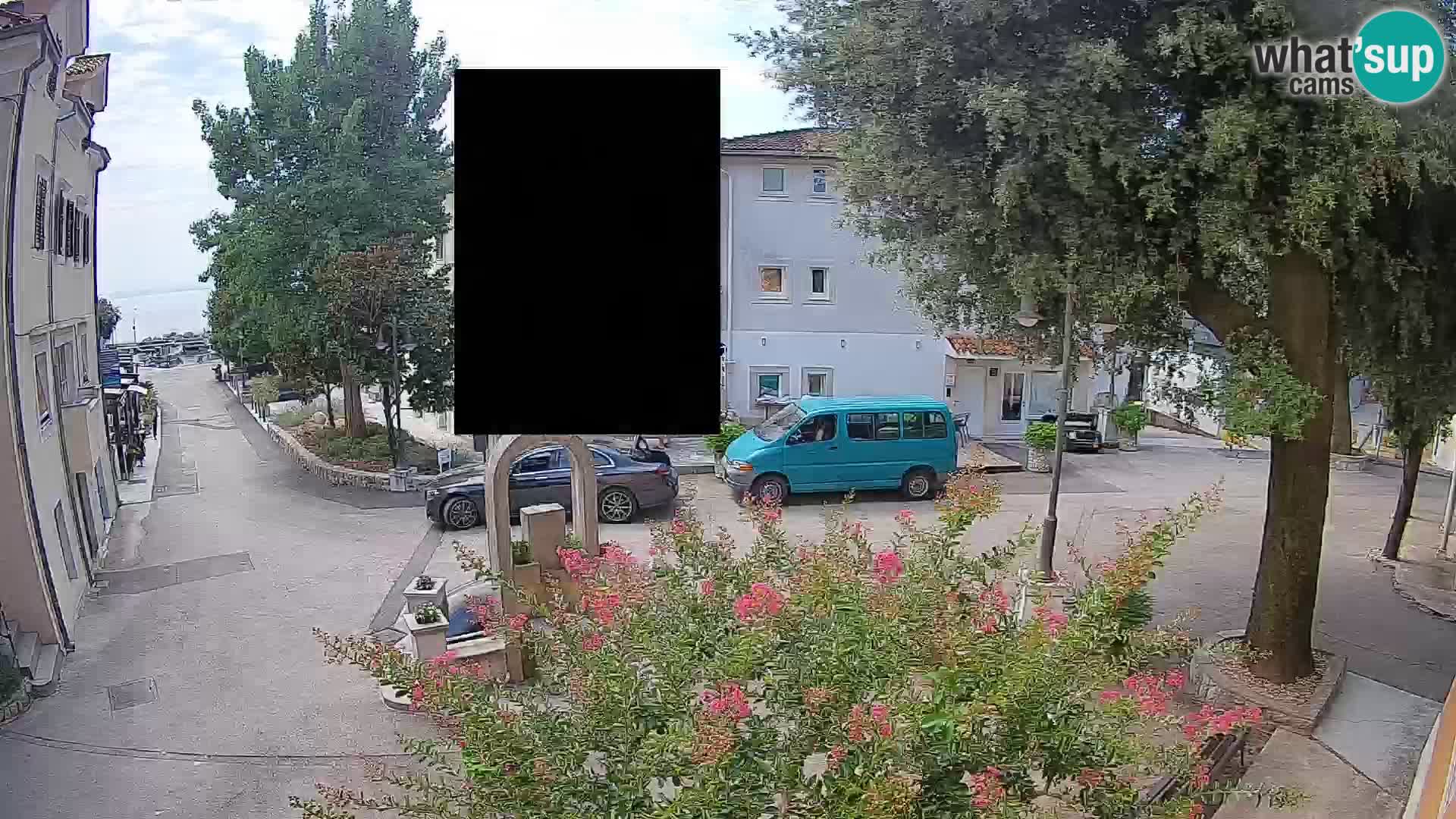 Webcam Centre de Mošćenička Draga – Vue en direct du centre-ville