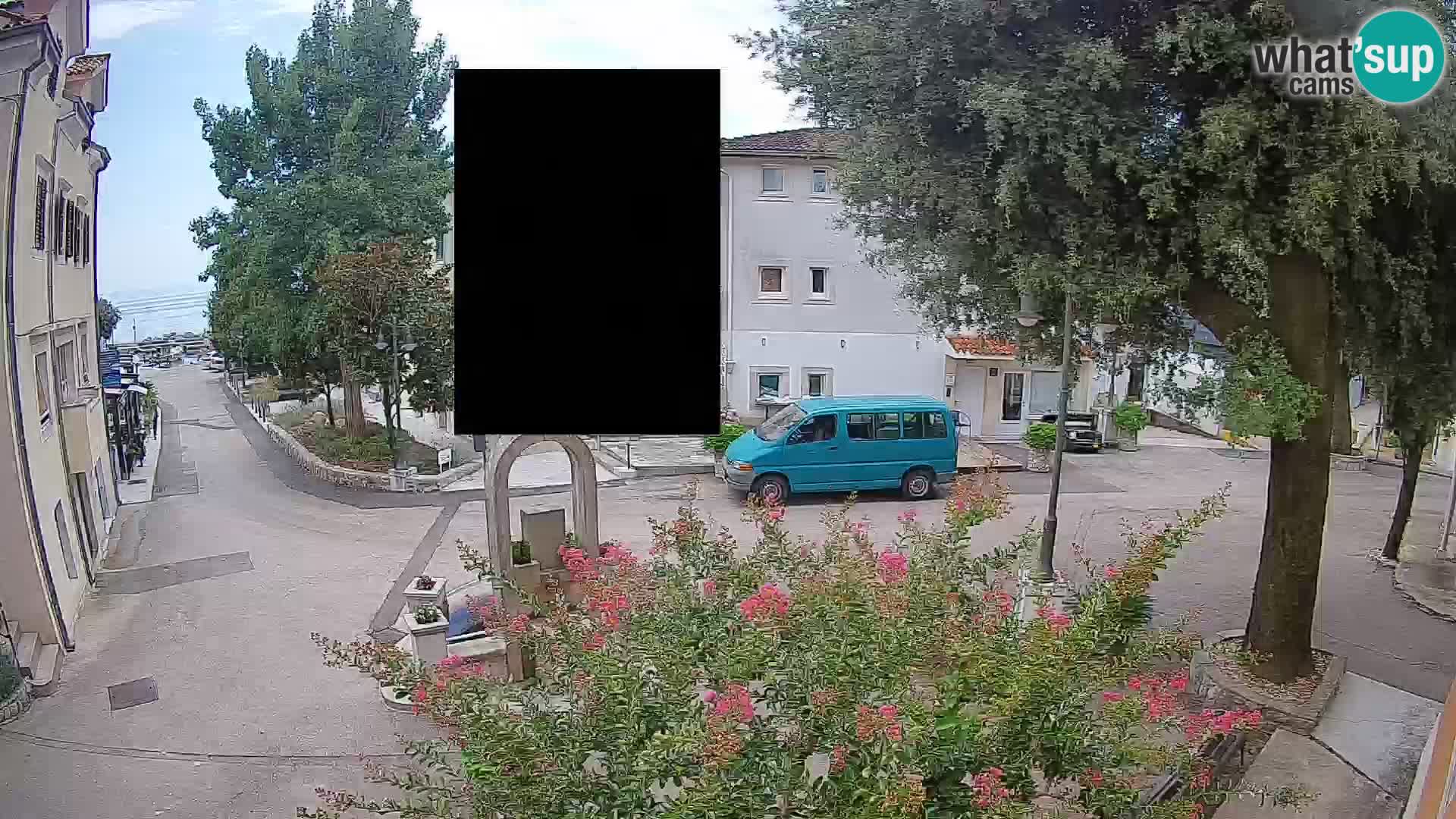 Webcam Mošćenička Draga Center – Live View of the Town Center