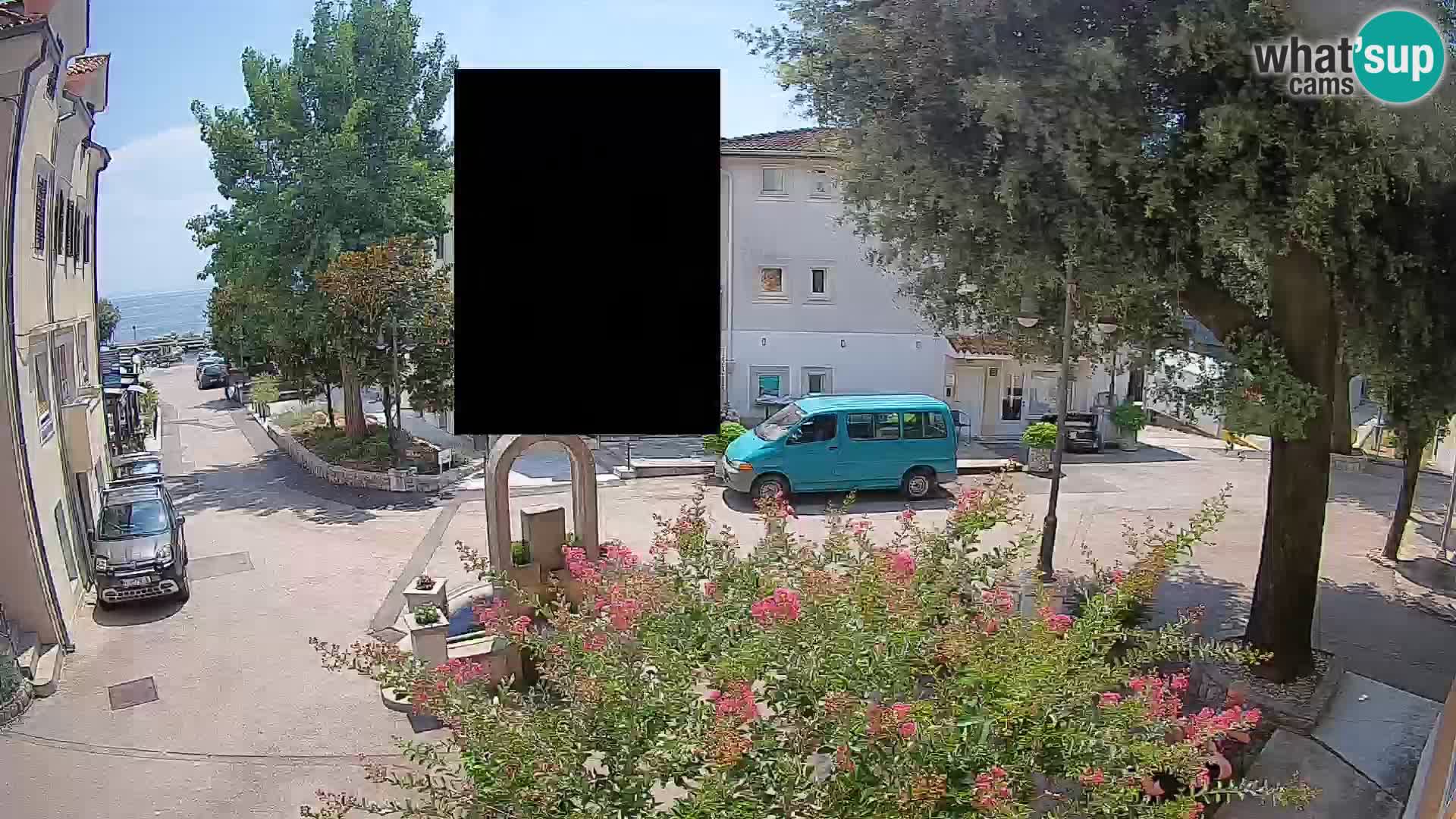Webcam Mošćenička Draga Zentrum – Liveblick auf das Ortszentrum