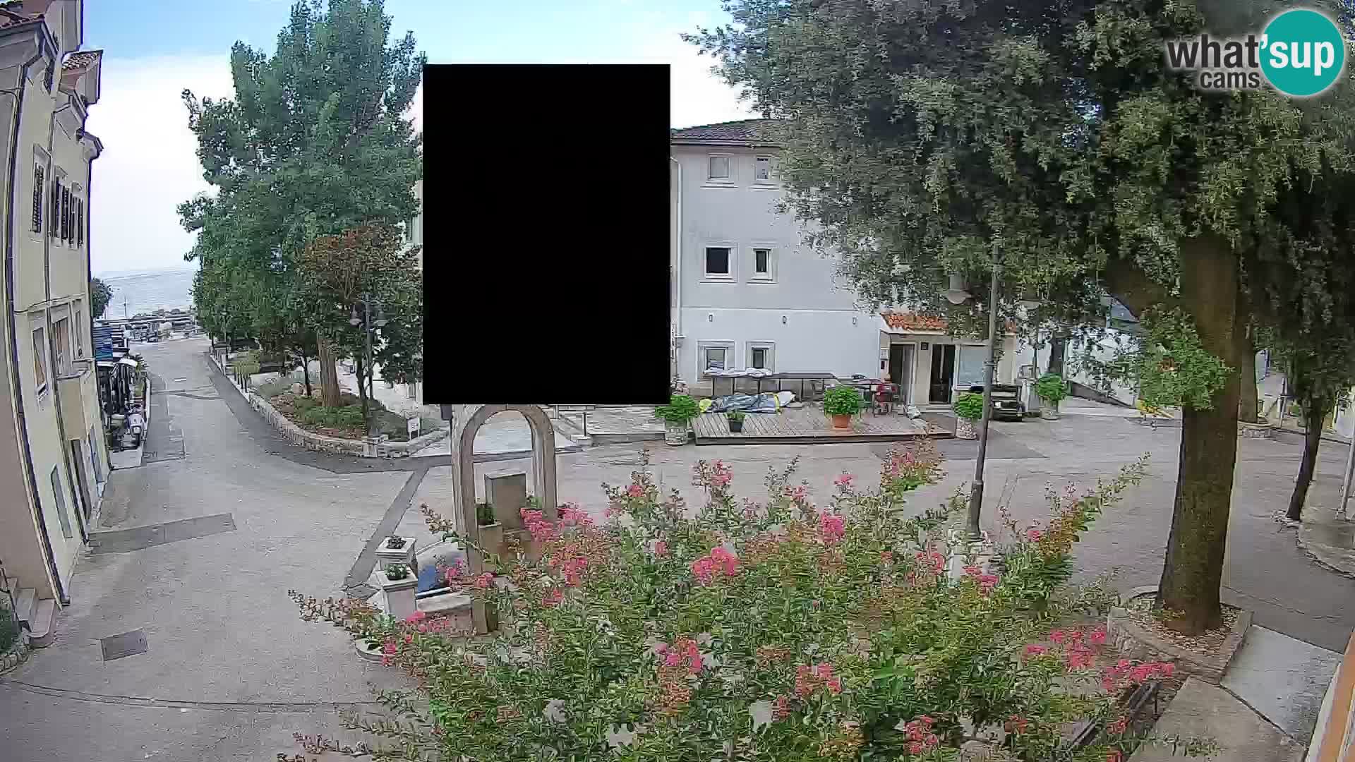 Webcam centre de Mošćenička Draga – Vue en direct du centre-ville