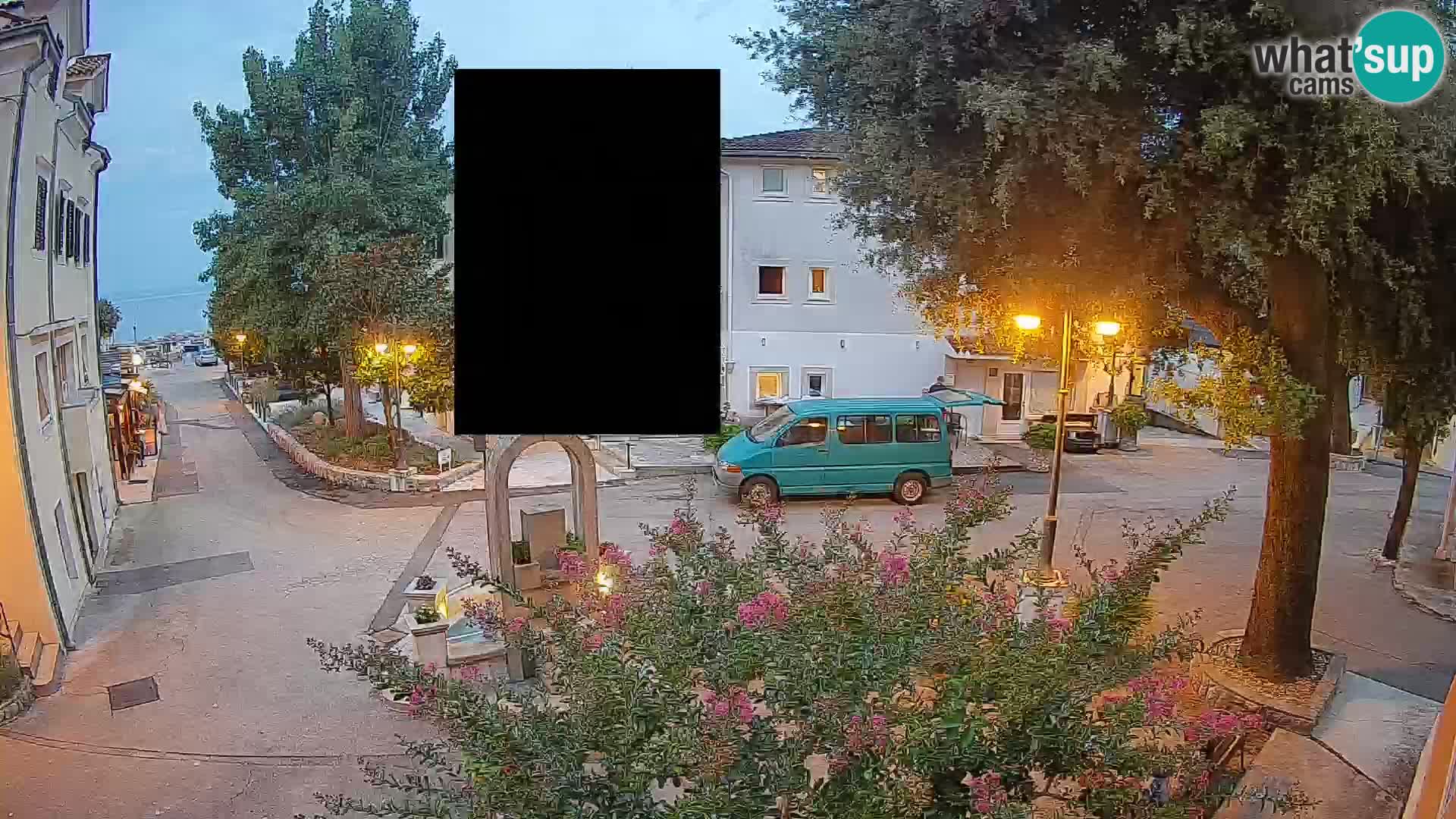 Webcam centre de Mošćenička Draga – Vue en direct du centre-ville