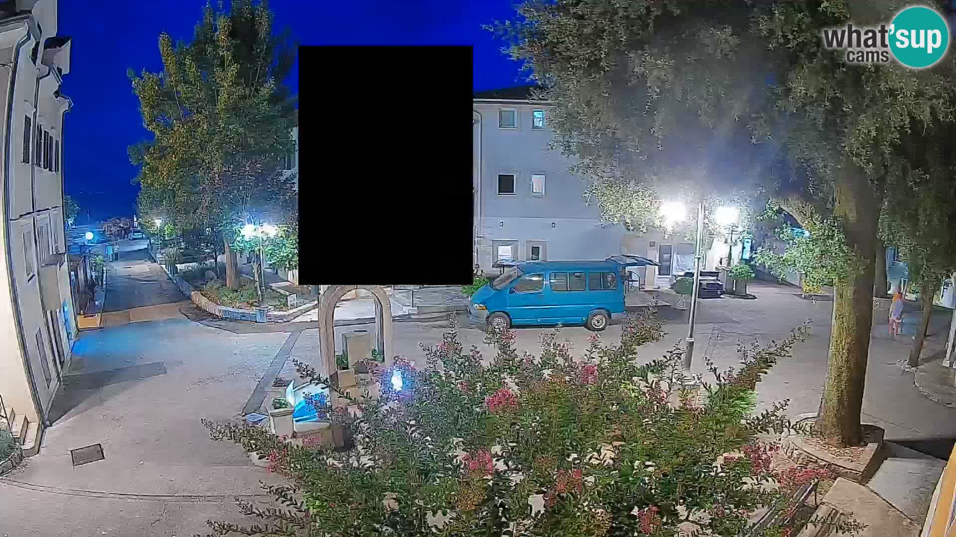 Webcam centre de Mošćenička Draga – Vue en direct du centre-ville